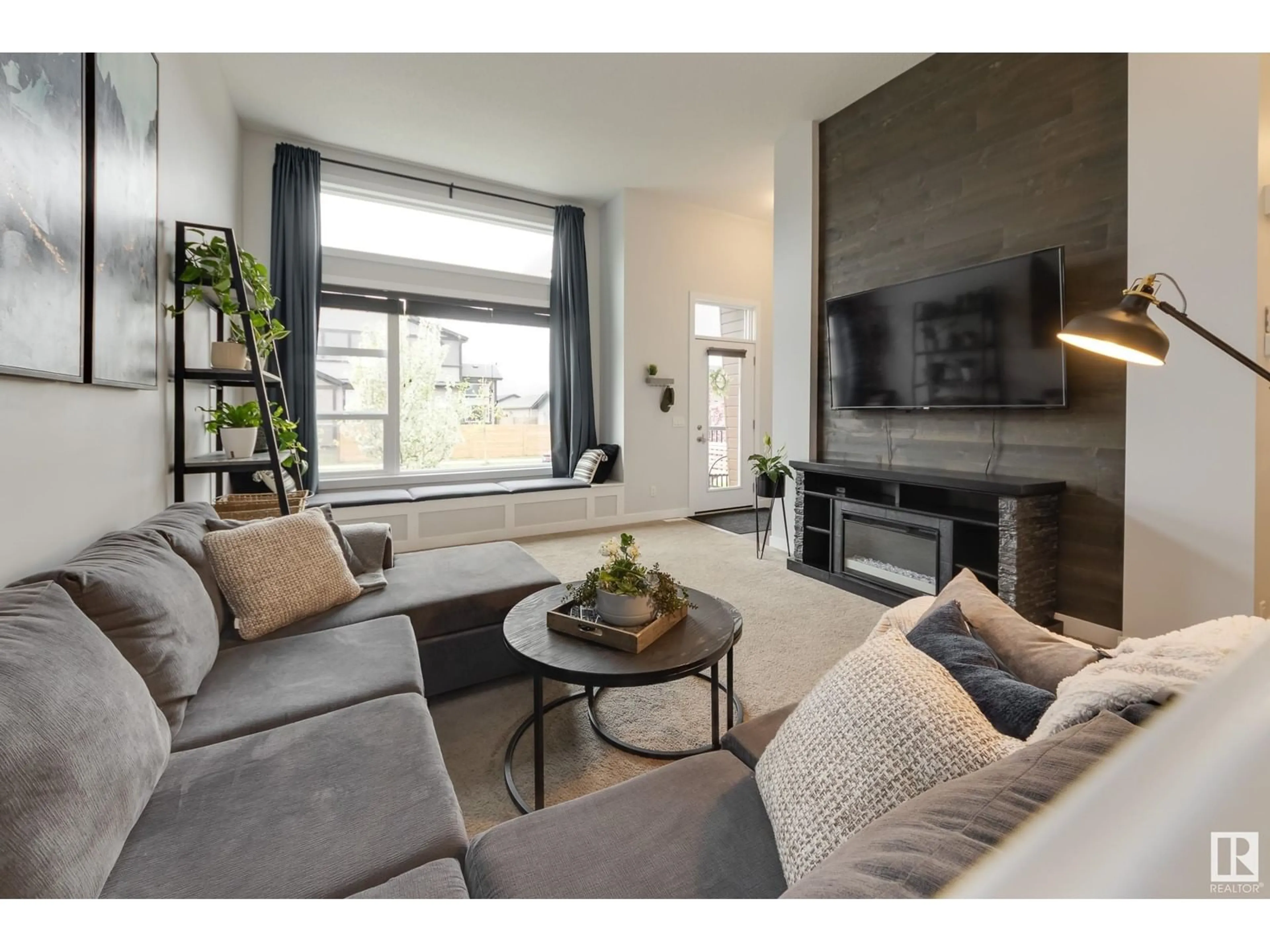 Living room with furniture, unknown for SW - 631 36 ST, Edmonton Alberta T6X2G5