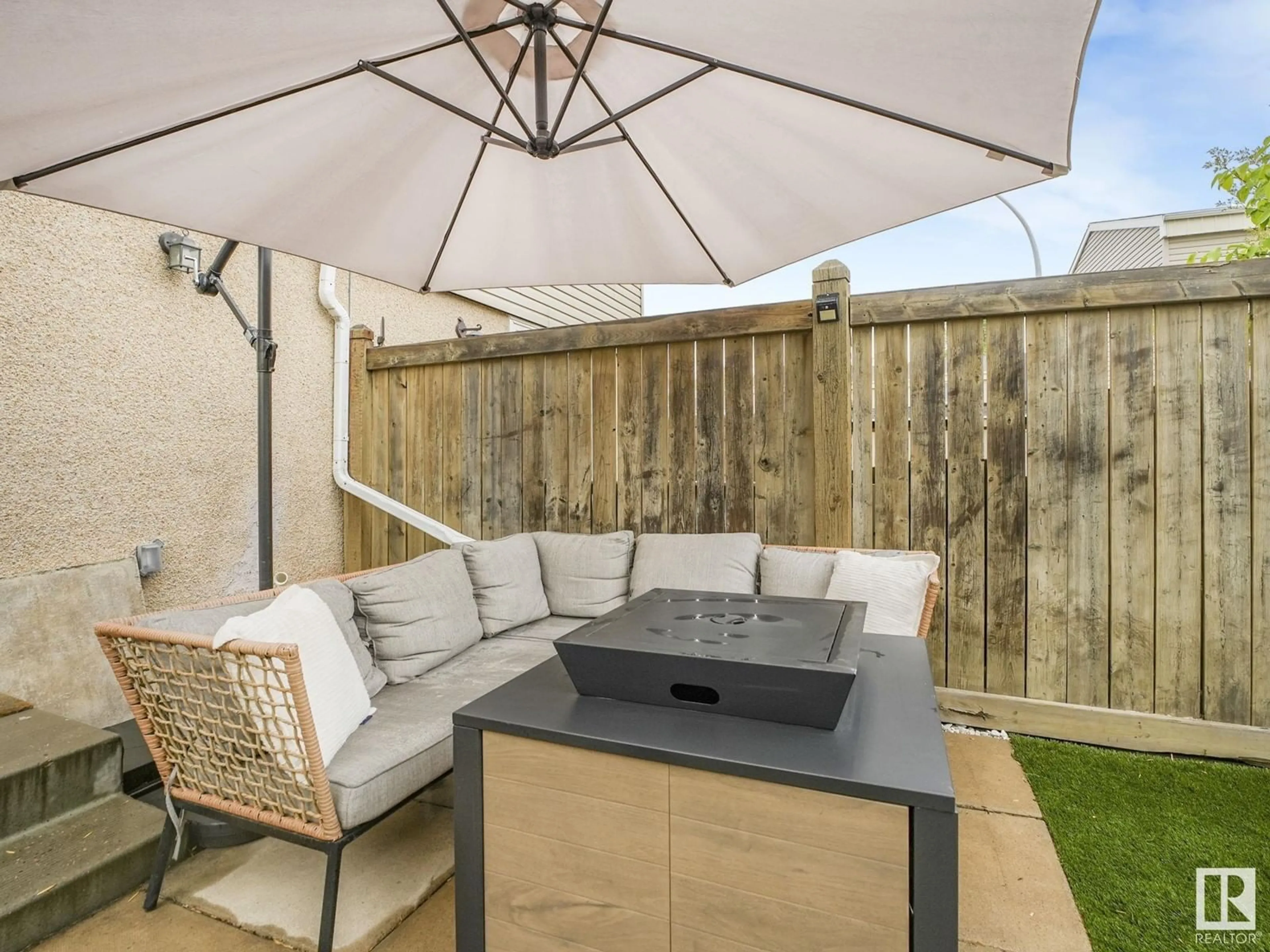 Patio, street for 14839B RIVERBEND RD, Edmonton Alberta T6H5A9