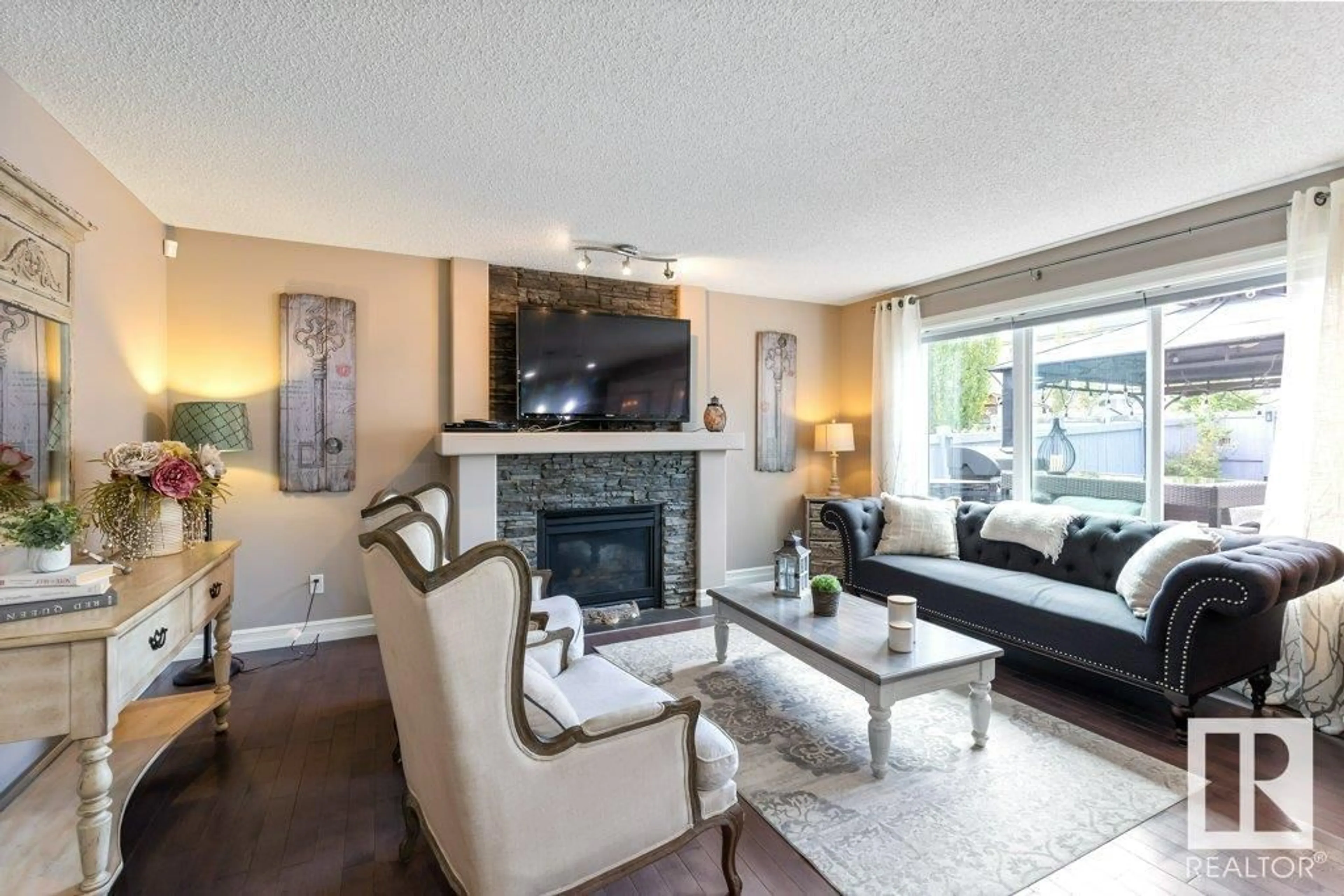 Living room with furniture, unknown for NW - 6010 207A ST, Edmonton Alberta T6M0L6
