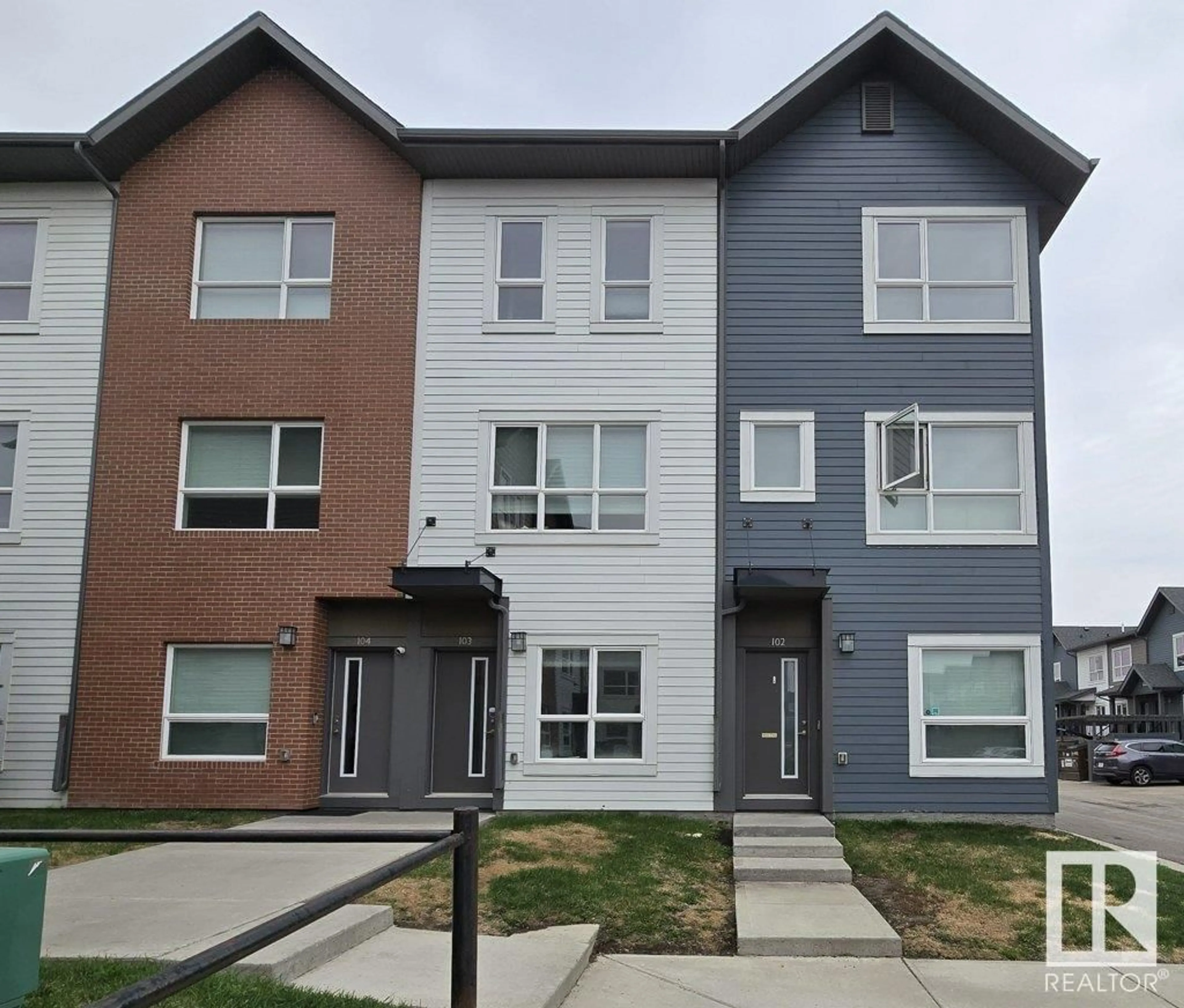 Home with vinyl exterior material, street for #102 - 2560 PEGASUS BV, Edmonton Alberta T5E6V4
