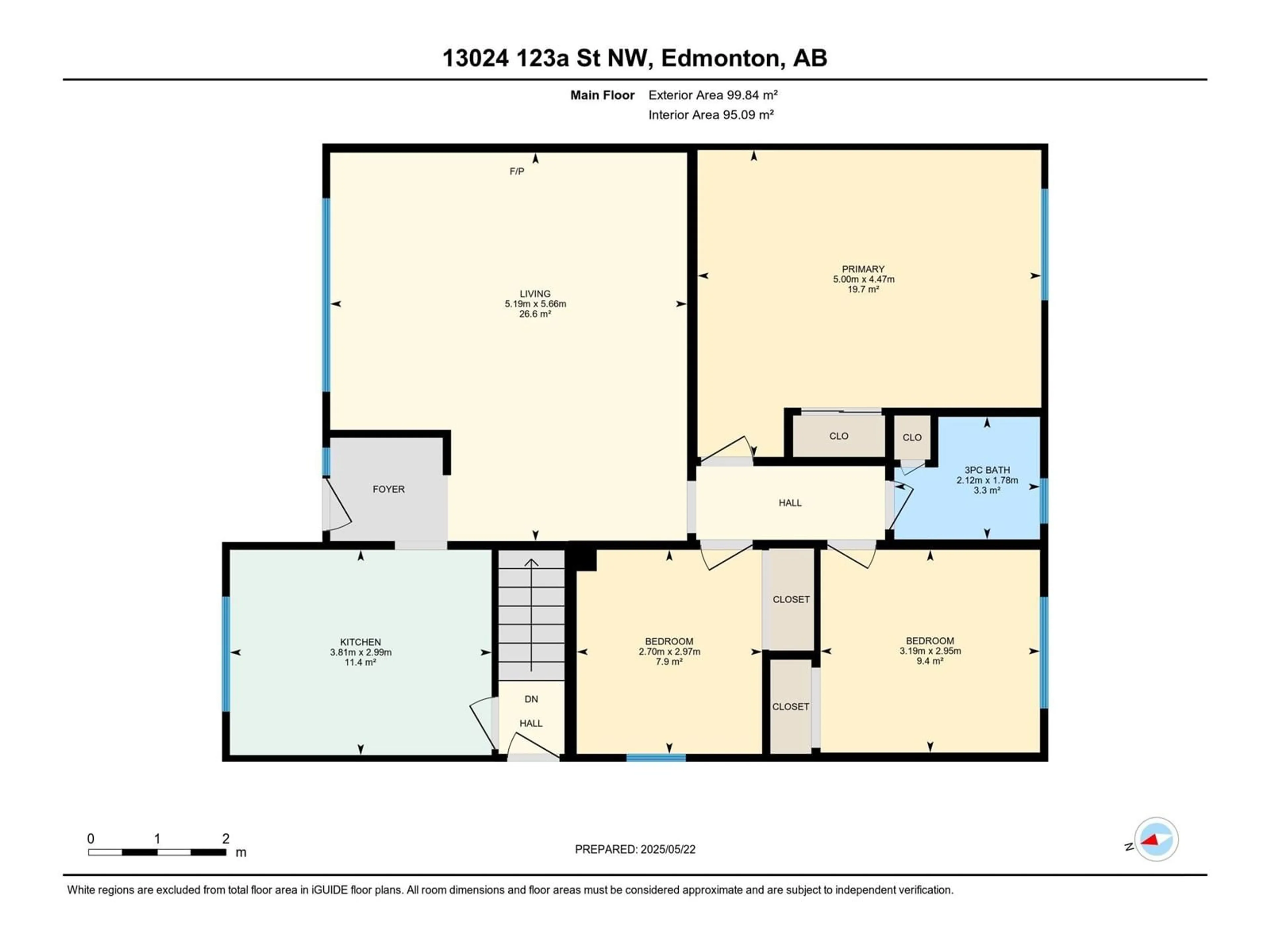 Floor plan for NW - 13024 123A ST, Edmonton Alberta T5L0L2