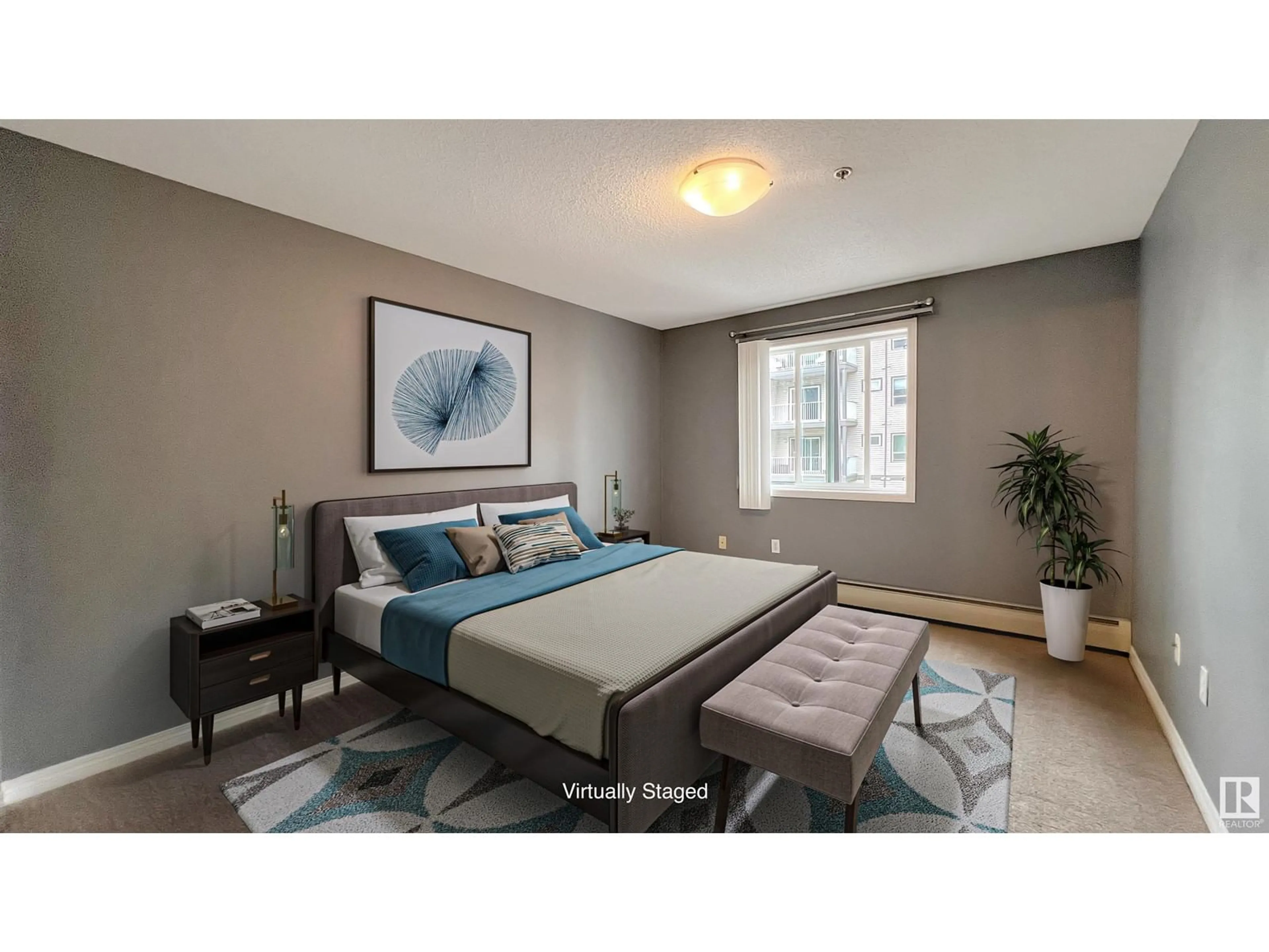 Bedroom with bed, unknown for 155 - 221 EDWARDS DR, Edmonton Alberta T6X1N6