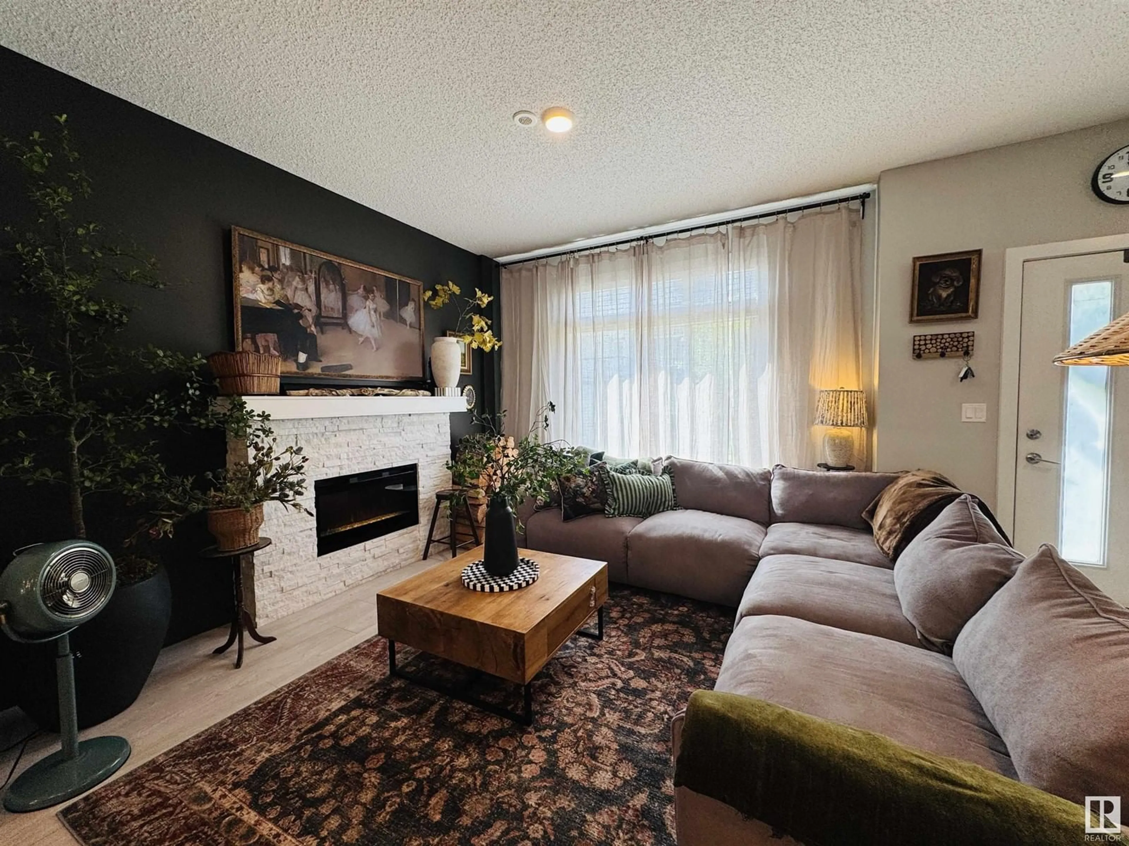 Living room with furniture, unknown for #47 - 804 WELSH DR, Edmonton Alberta T6X1Y8
