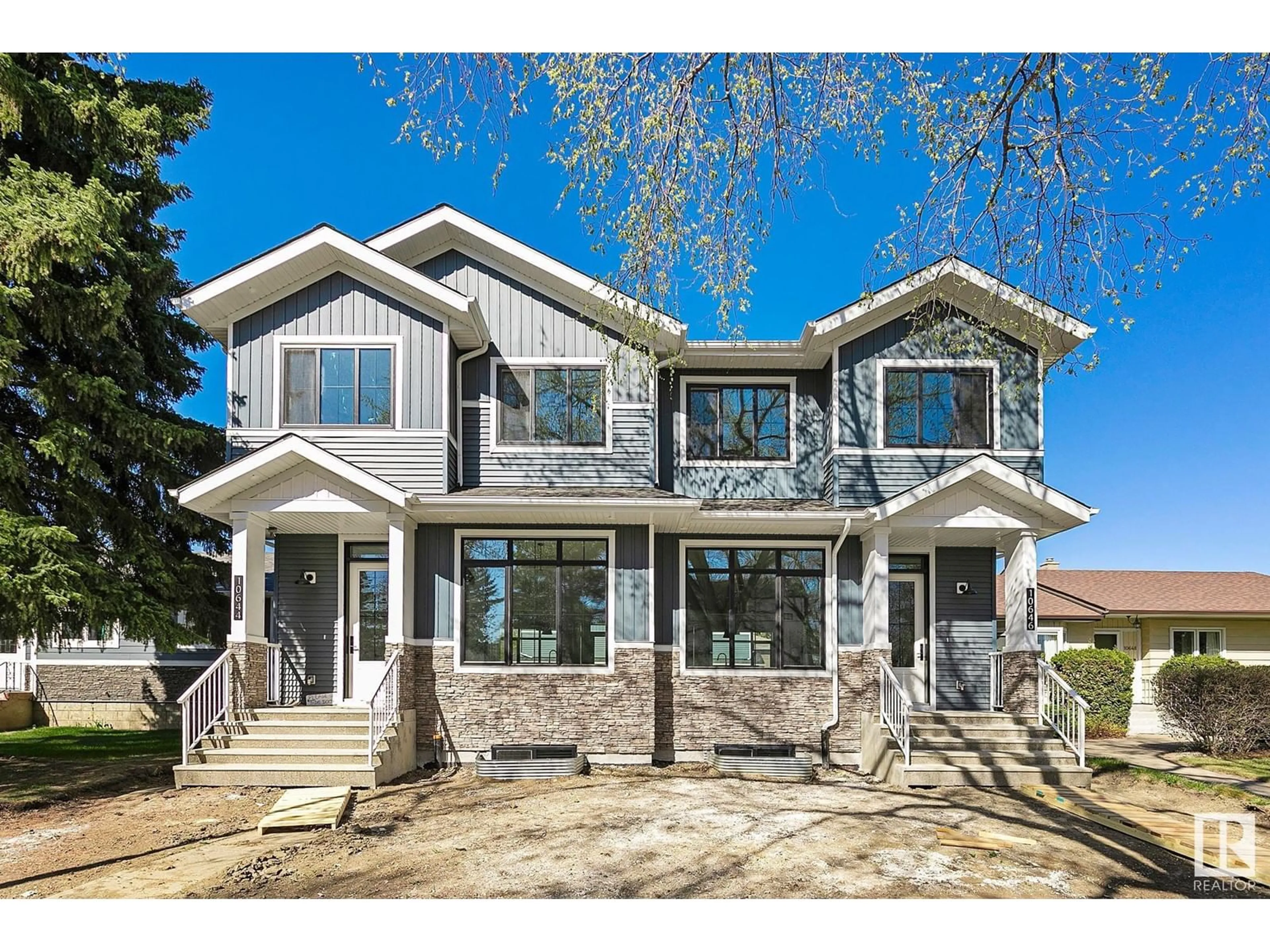 Home with brick exterior material, street for NW - 10644 10646 144 ST, Edmonton Alberta T5N2V6