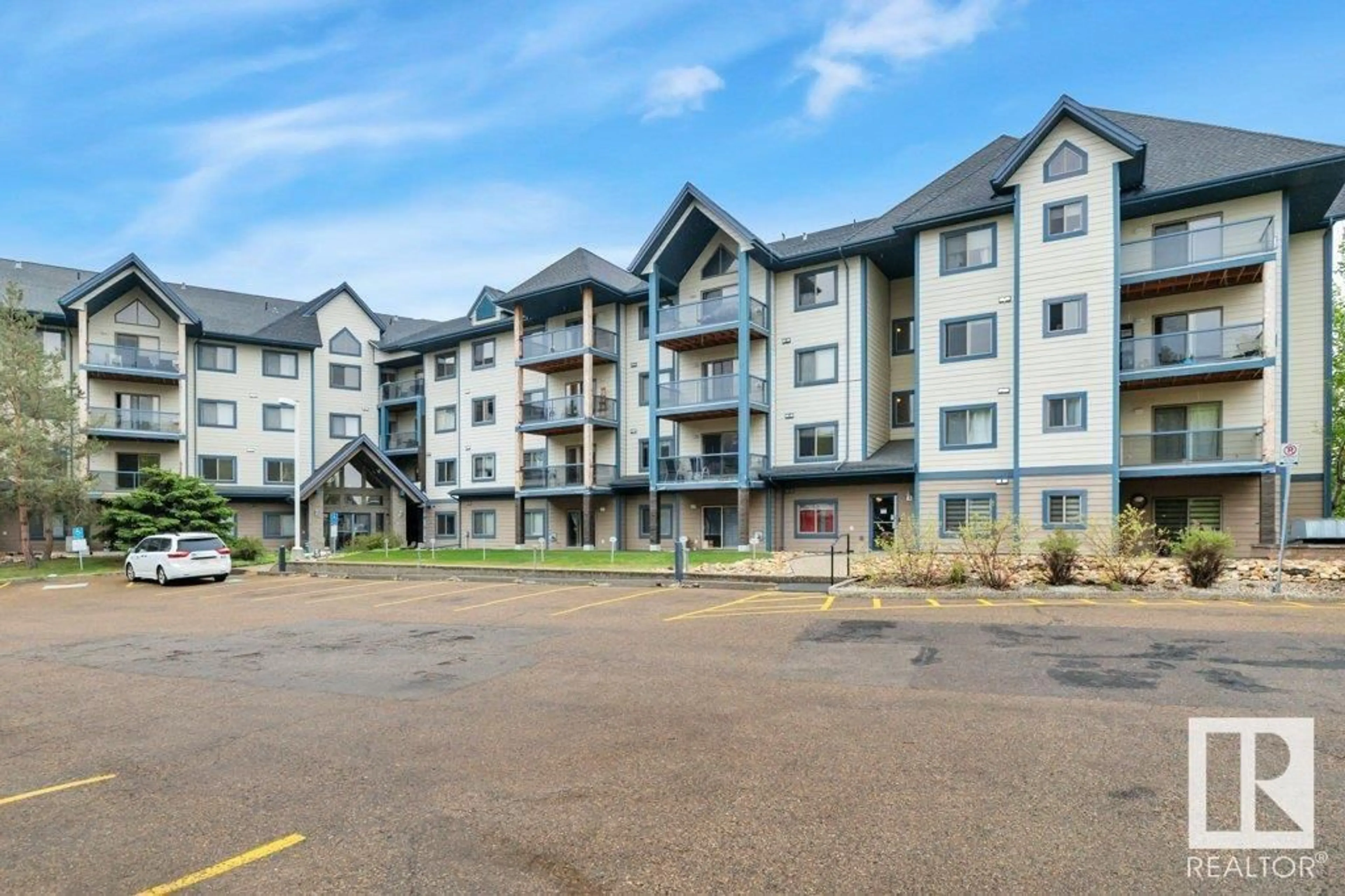 A pic from outside/outdoor area/front of a property/back of a property/a pic from drone, unknown for #102 - 2903 RABBIT HILL RD, Edmonton Alberta T6R3A3