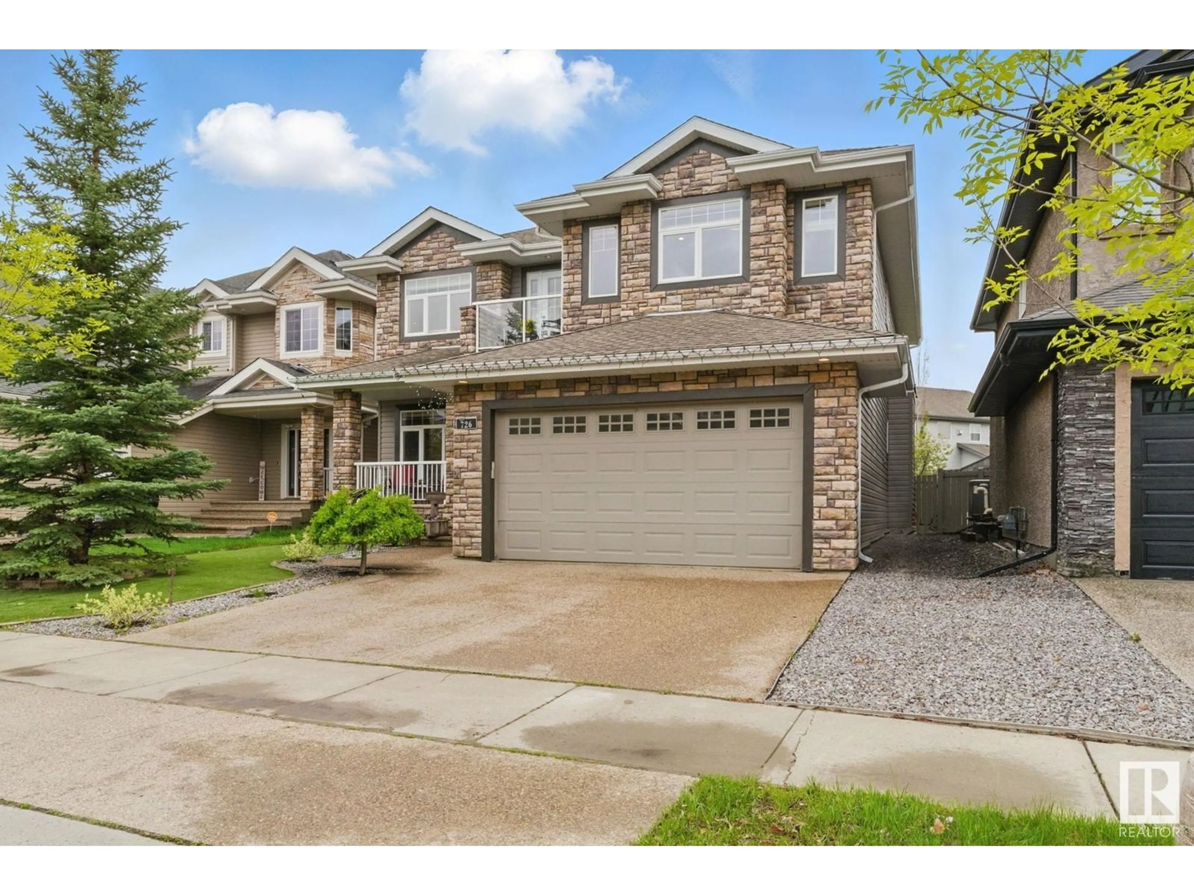 Home with brick exterior material, street for 726 CAINE BV, Edmonton Alberta T6W0R4
