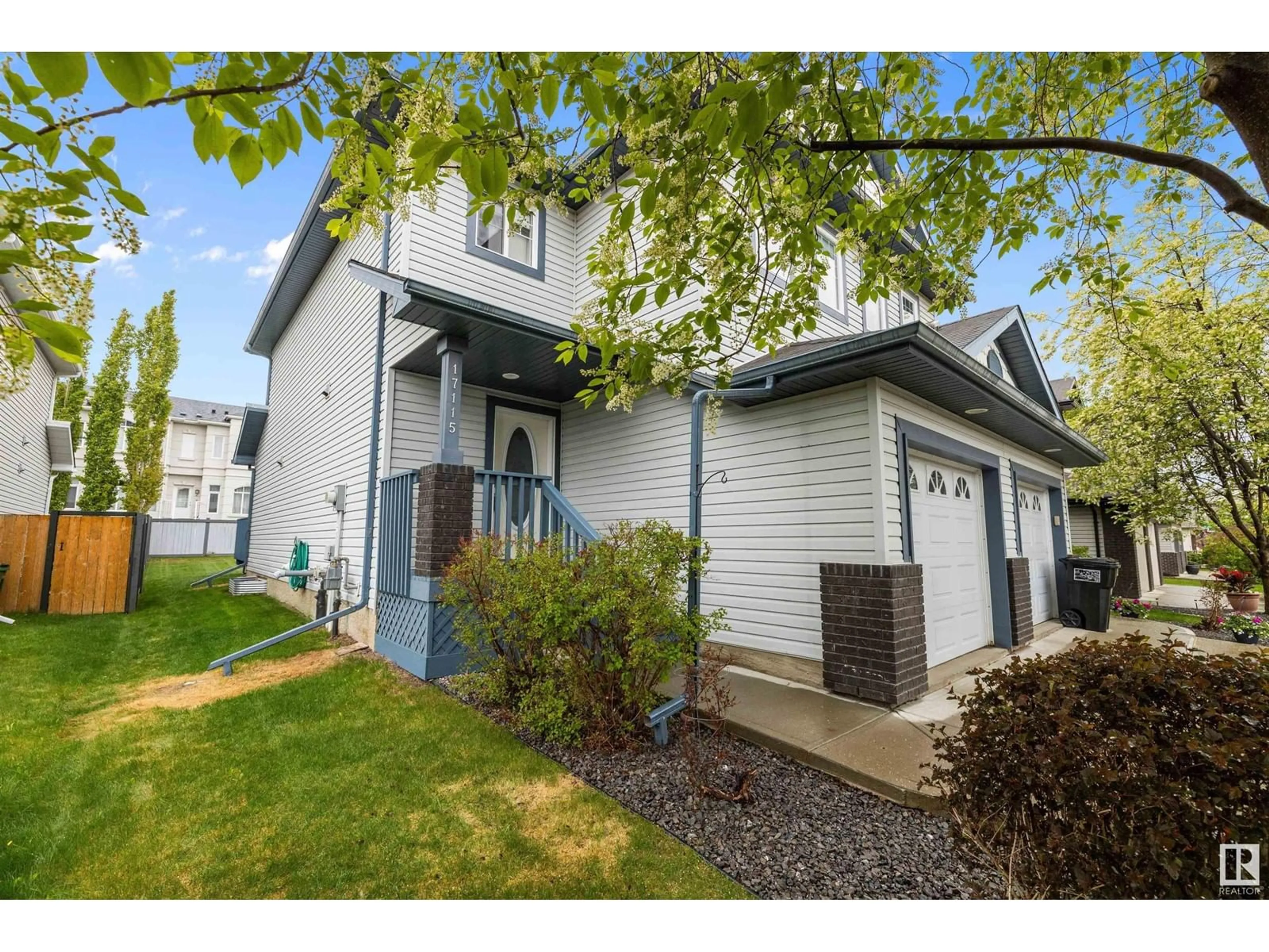 Home with vinyl exterior material, street for SW - 17115 7A AV, Edmonton Alberta T6W0M5