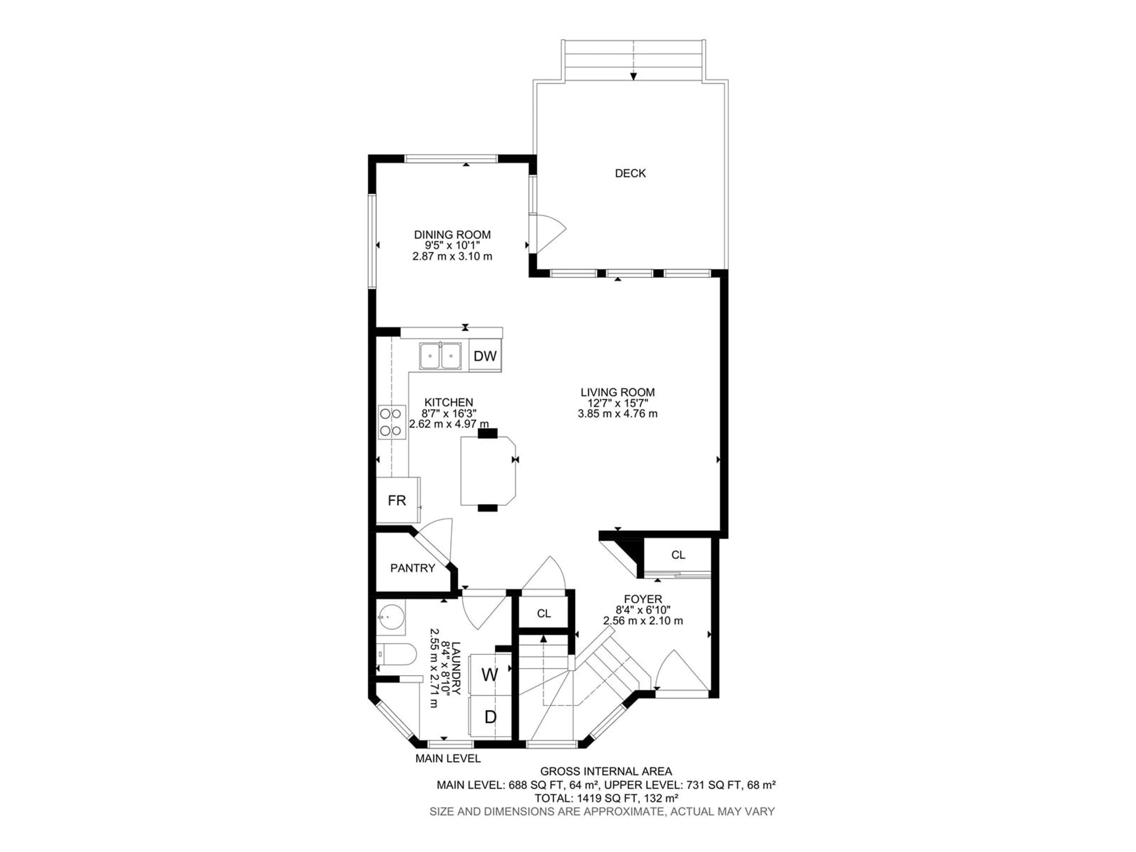 Floor plan for 1466 GRANT WY, Edmonton Alberta T5T6L3