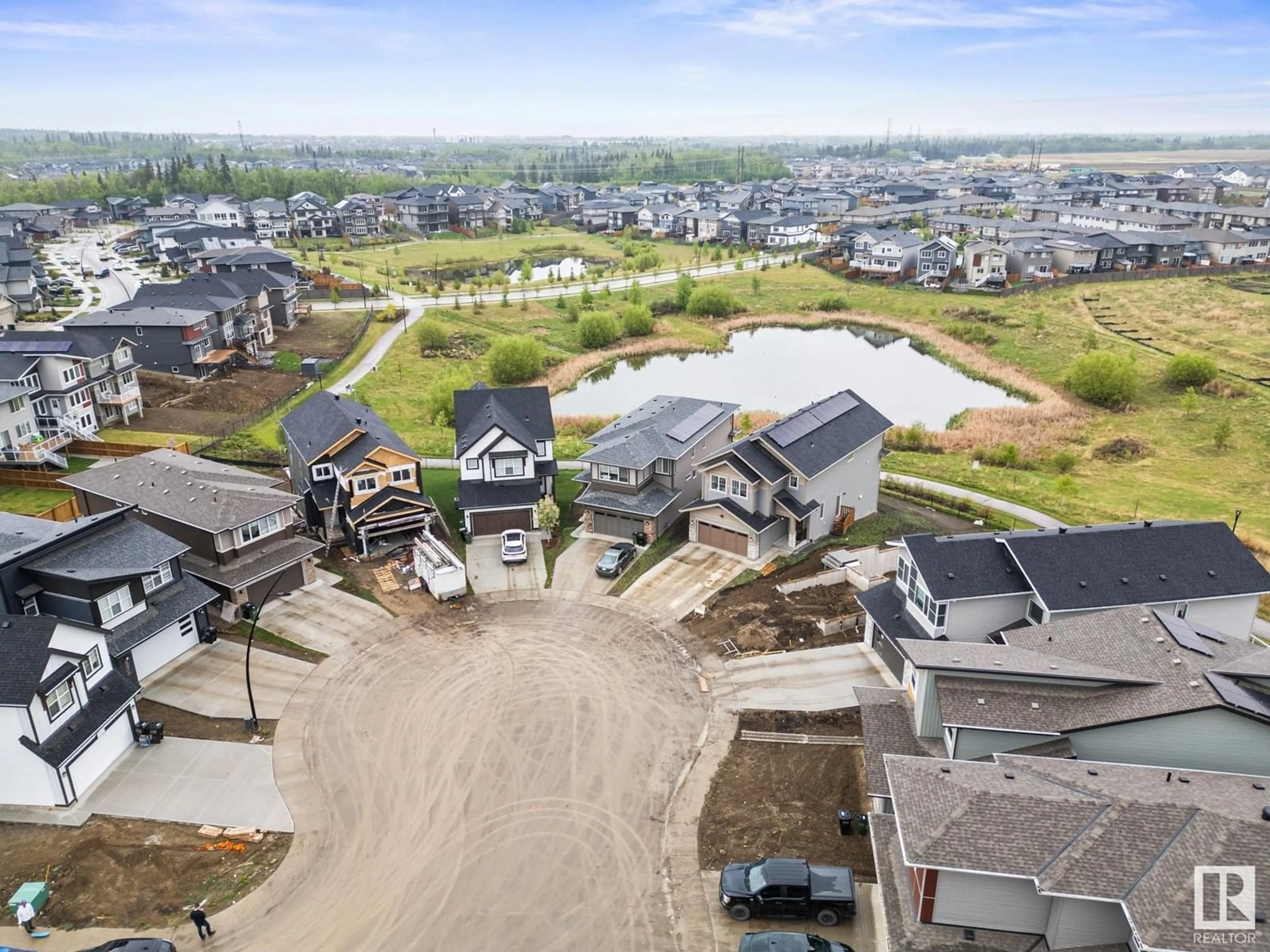 A pic from outside/outdoor area/front of a property/back of a property/a pic from drone, unknown for 20309 25A AV, Edmonton Alberta T6M1N8