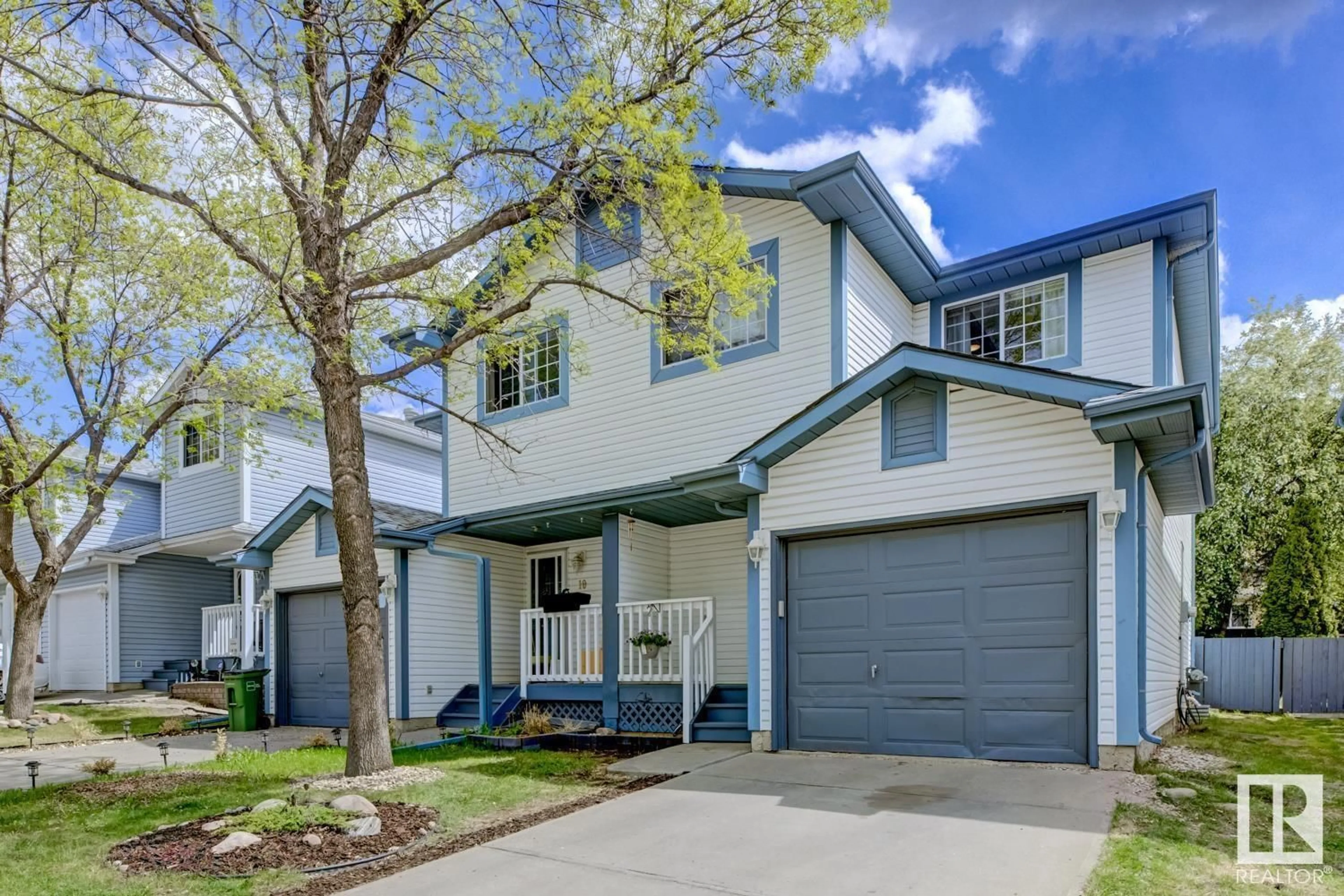 Home with vinyl exterior material, street for #9 - 501 YOUVILLE E NW, Edmonton Alberta T6L6T8