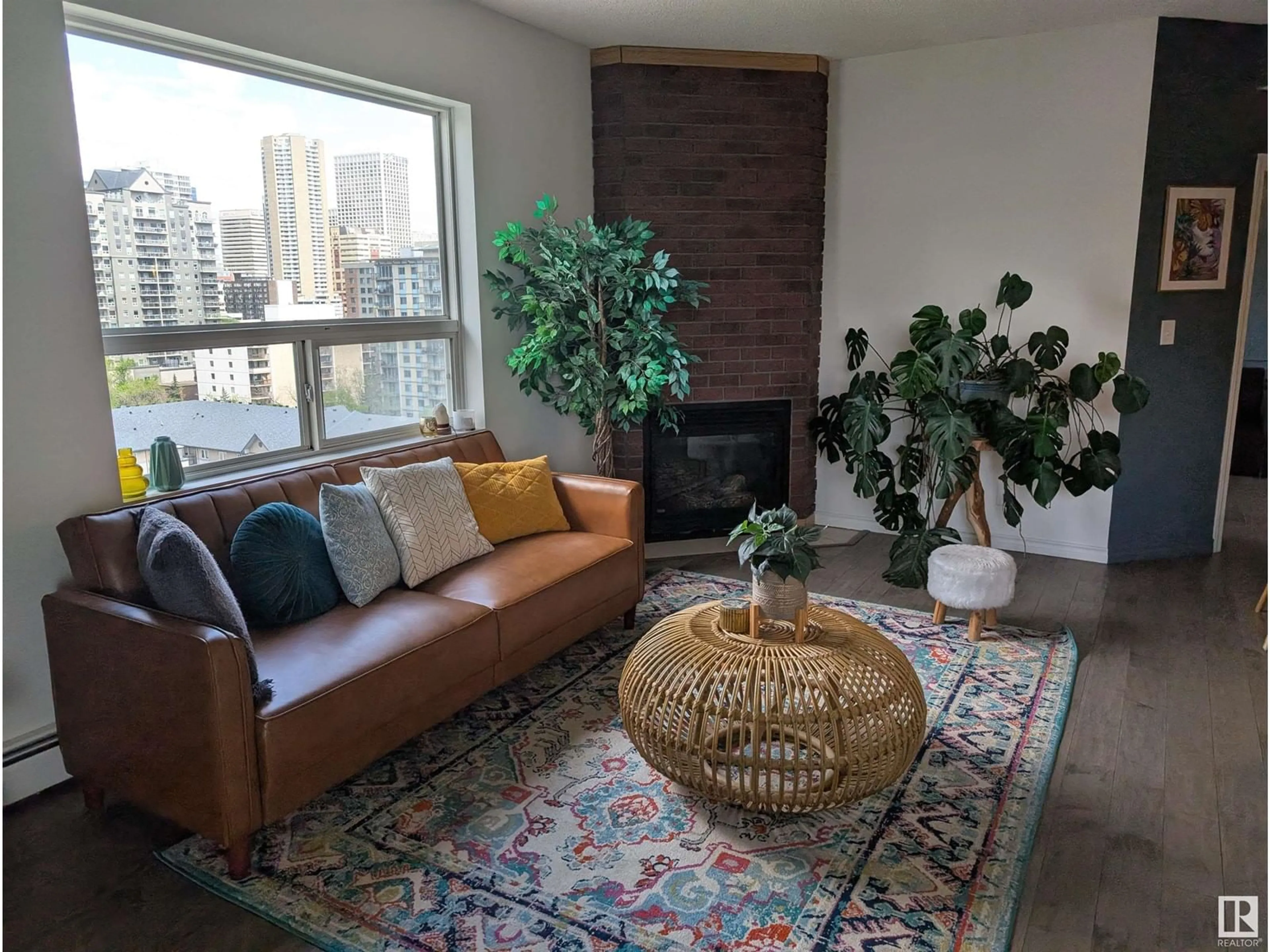 Living room with furniture, unknown for 1102 - 9707 105 ST, Edmonton Alberta T5K2Y4