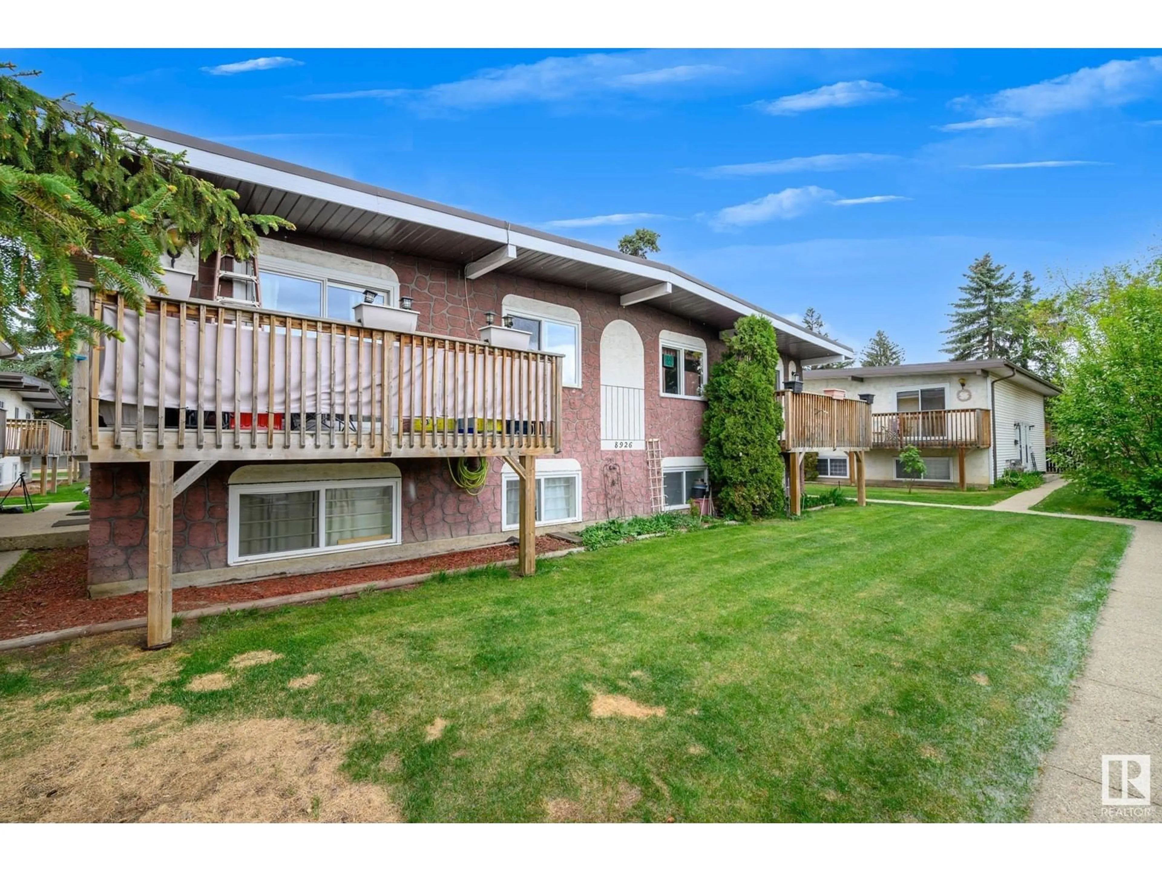 Patio, unknown for A - 8926 144 AV, Edmonton Alberta T5E5V4