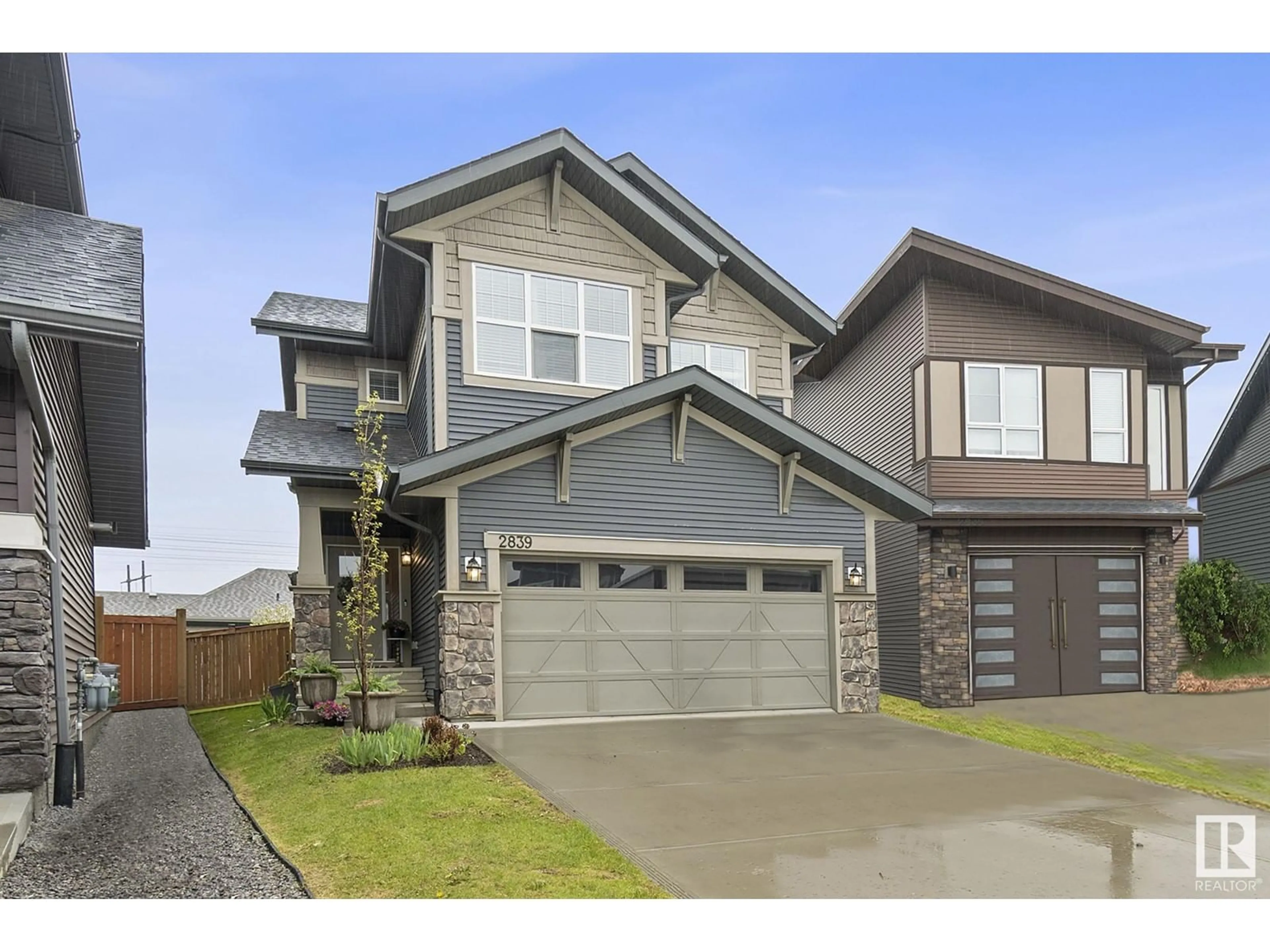 Home with brick exterior material, street for 2839 202 ST, Edmonton Alberta T6M0W6
