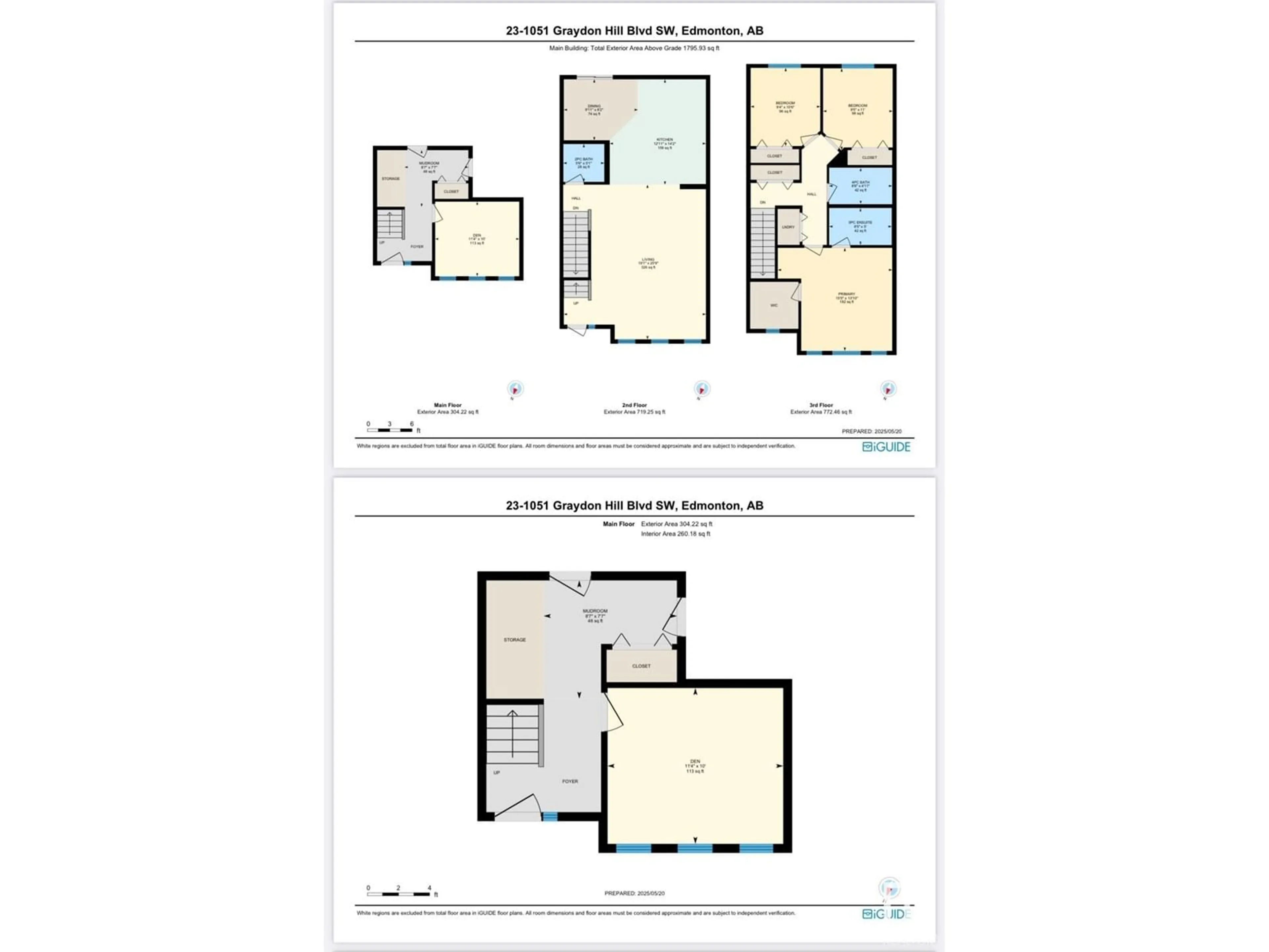 Floor plan for #23 - 1051 GRAYDON HILL BV, Edmonton Alberta T6W3C8