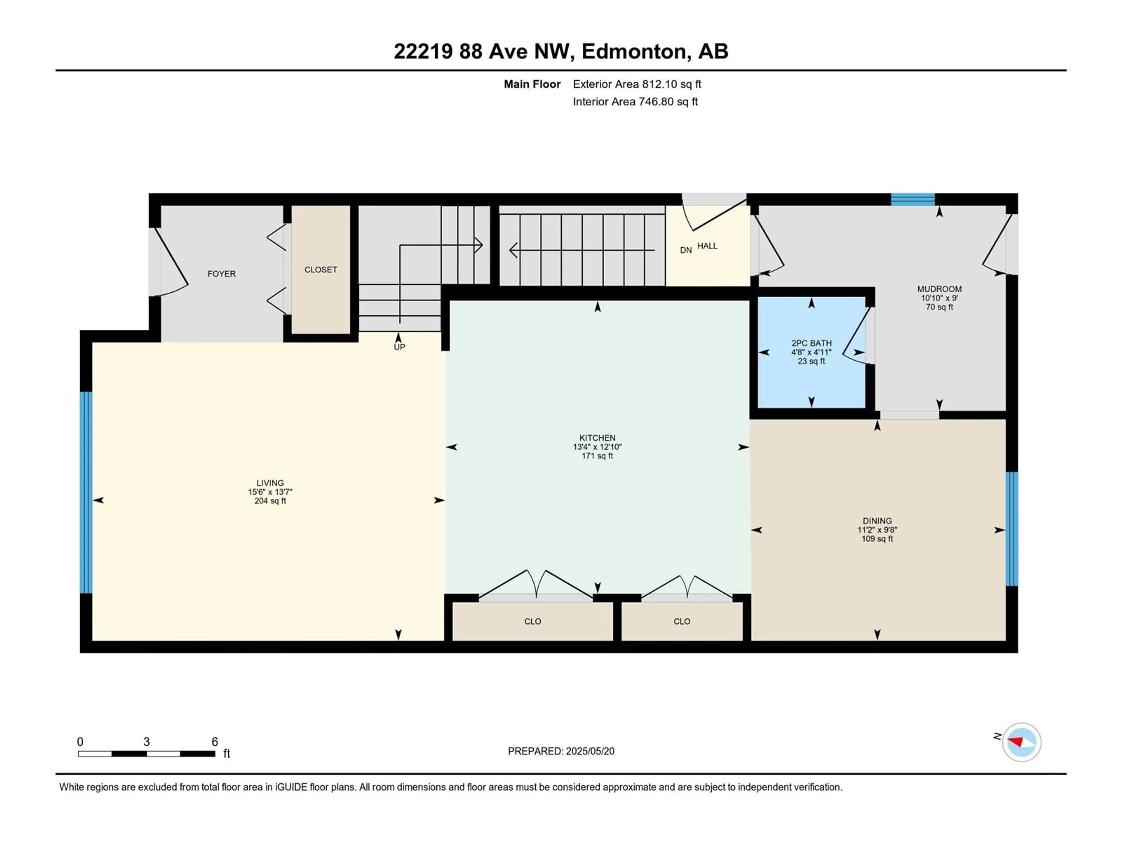 Floor plan for NW - 22219 88 AV, Edmonton Alberta T5T7H2