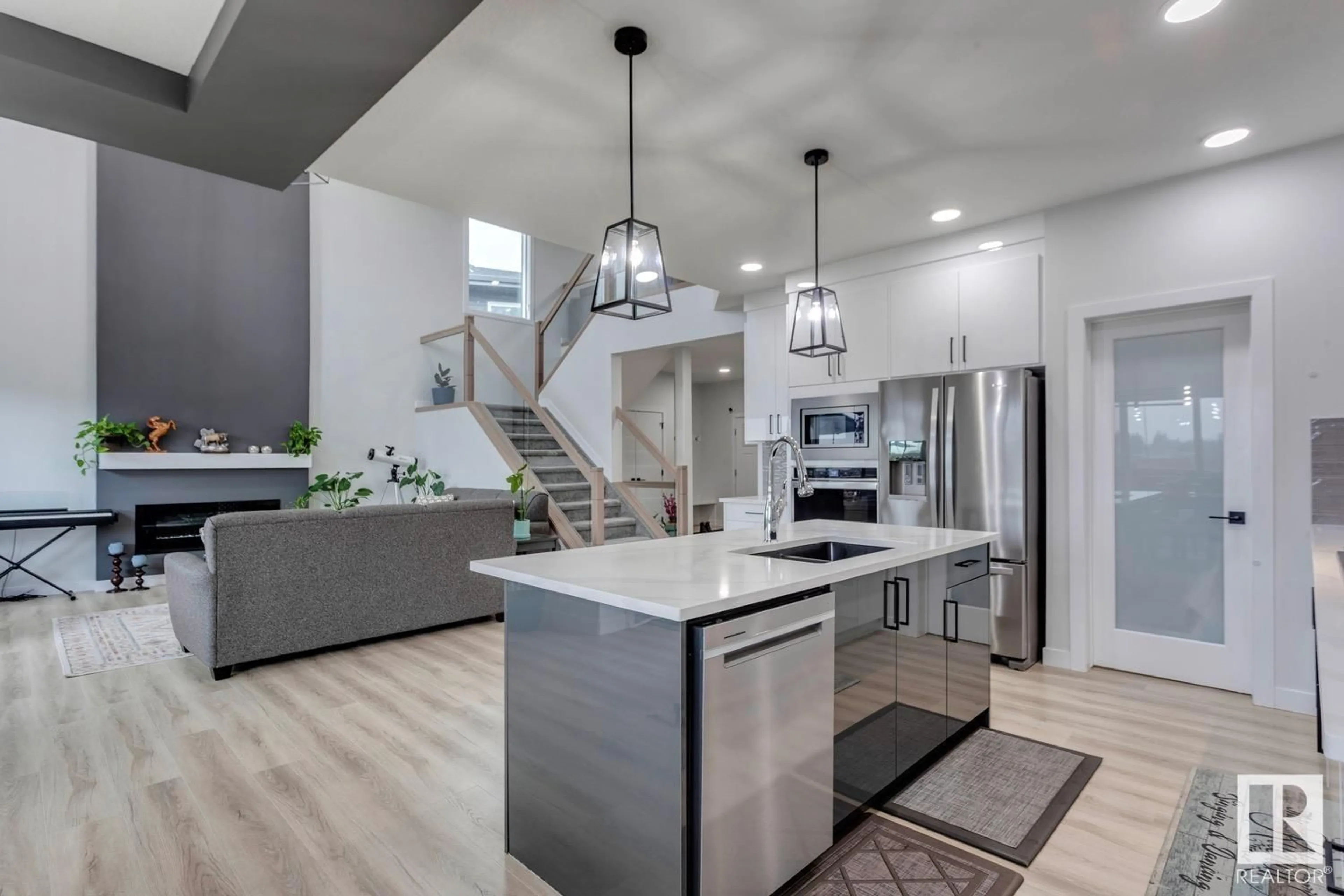 Open concept kitchen, unknown for NW - 20008 29 AV, Edmonton Alberta T6M0W8