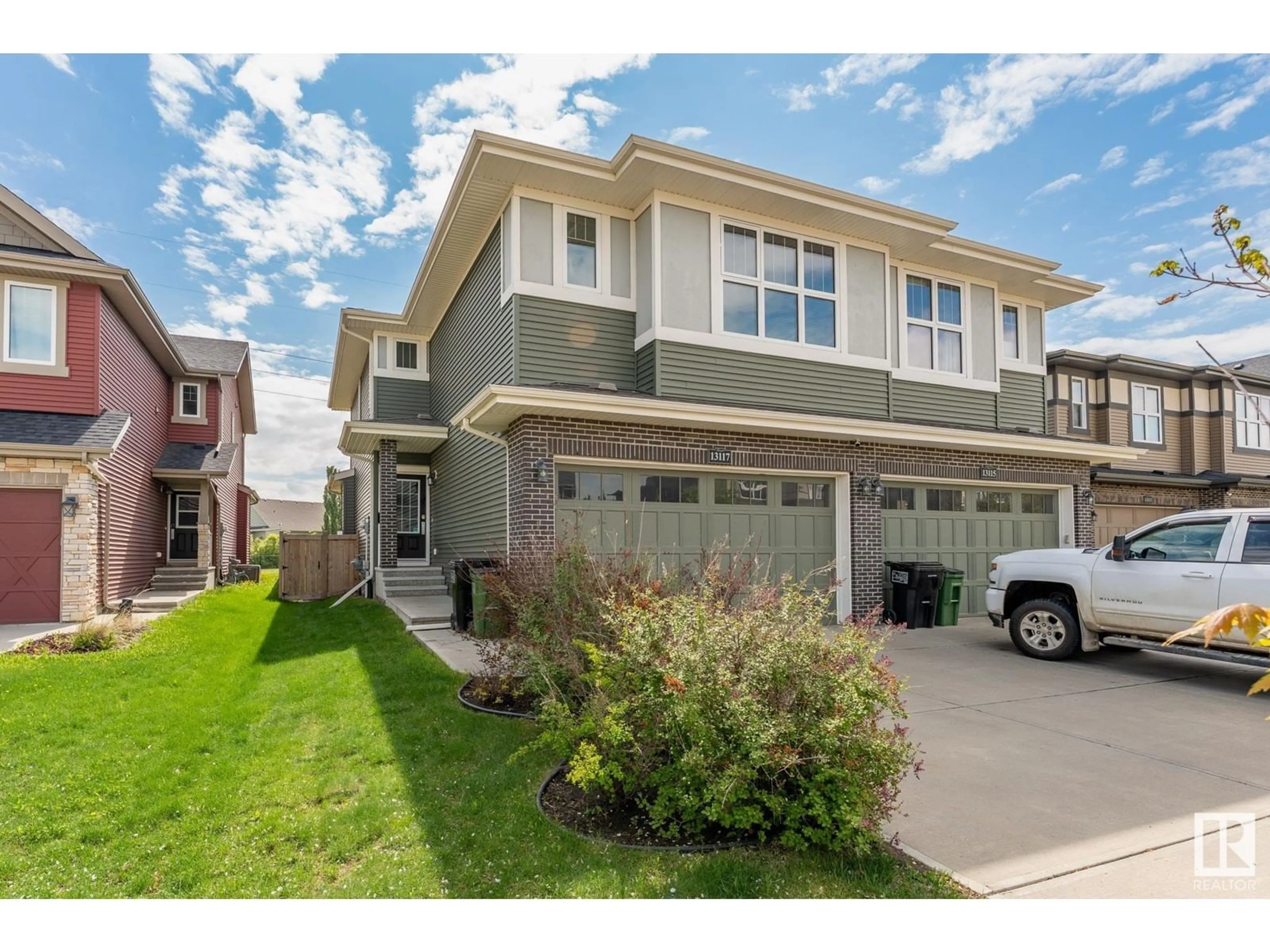 Home with vinyl exterior material, street for NW - 13117 205 ST, Edmonton Alberta T5S0J2
