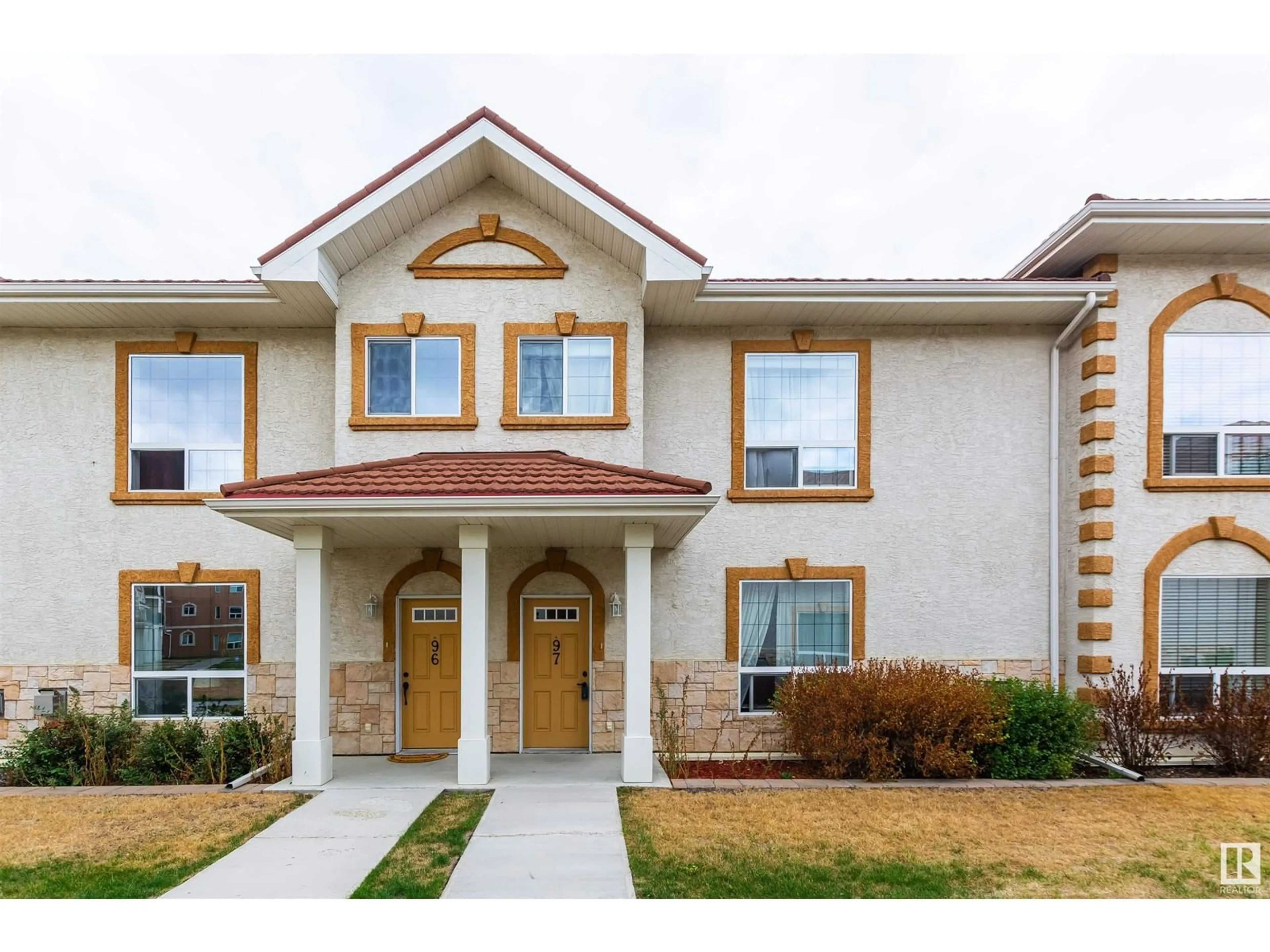 Home with brick exterior material, street for #97 - 13825 155 AV, Edmonton Alberta T6V0B8