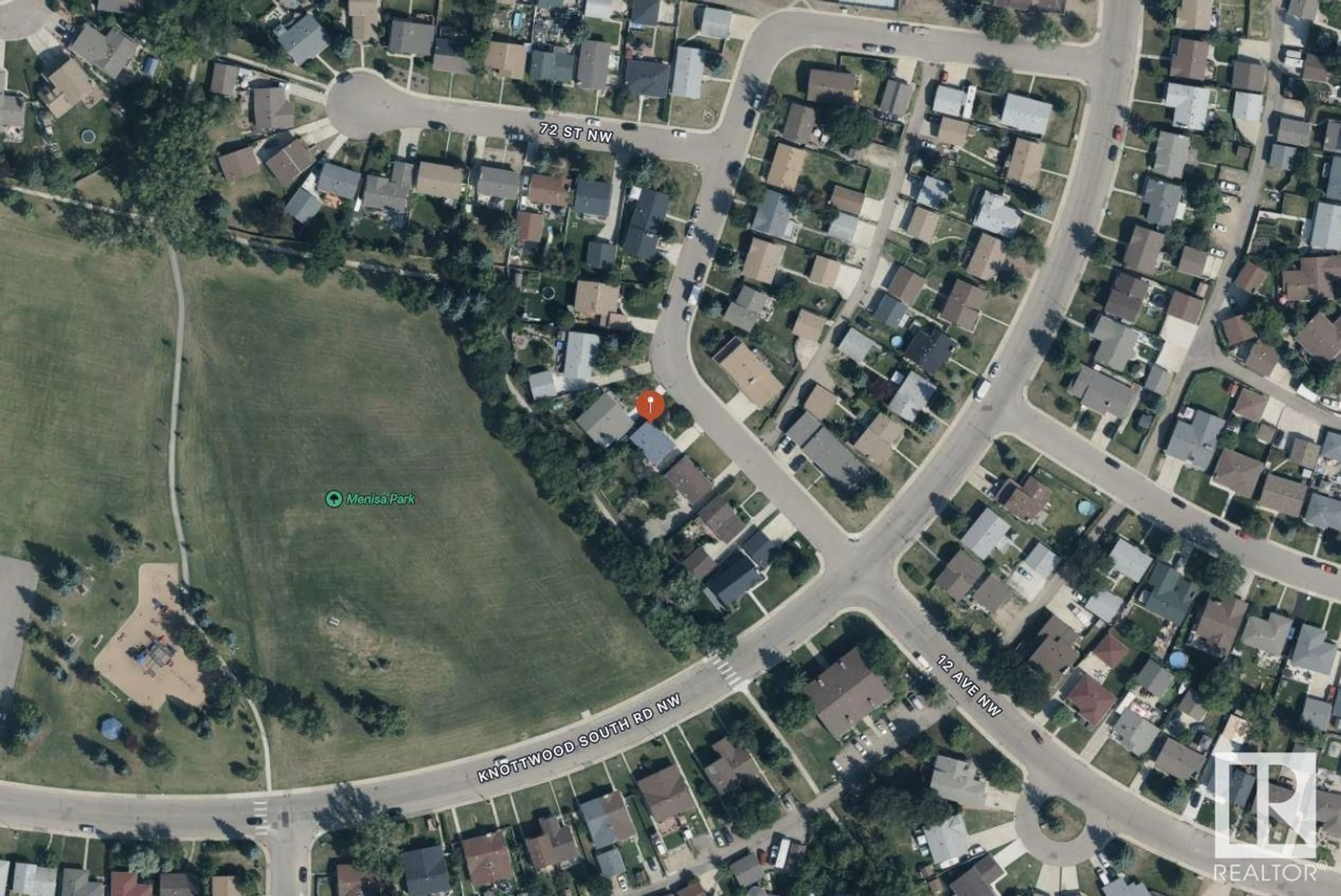 Picture of a map for 7115 12 AV, Edmonton Alberta T6K3H6