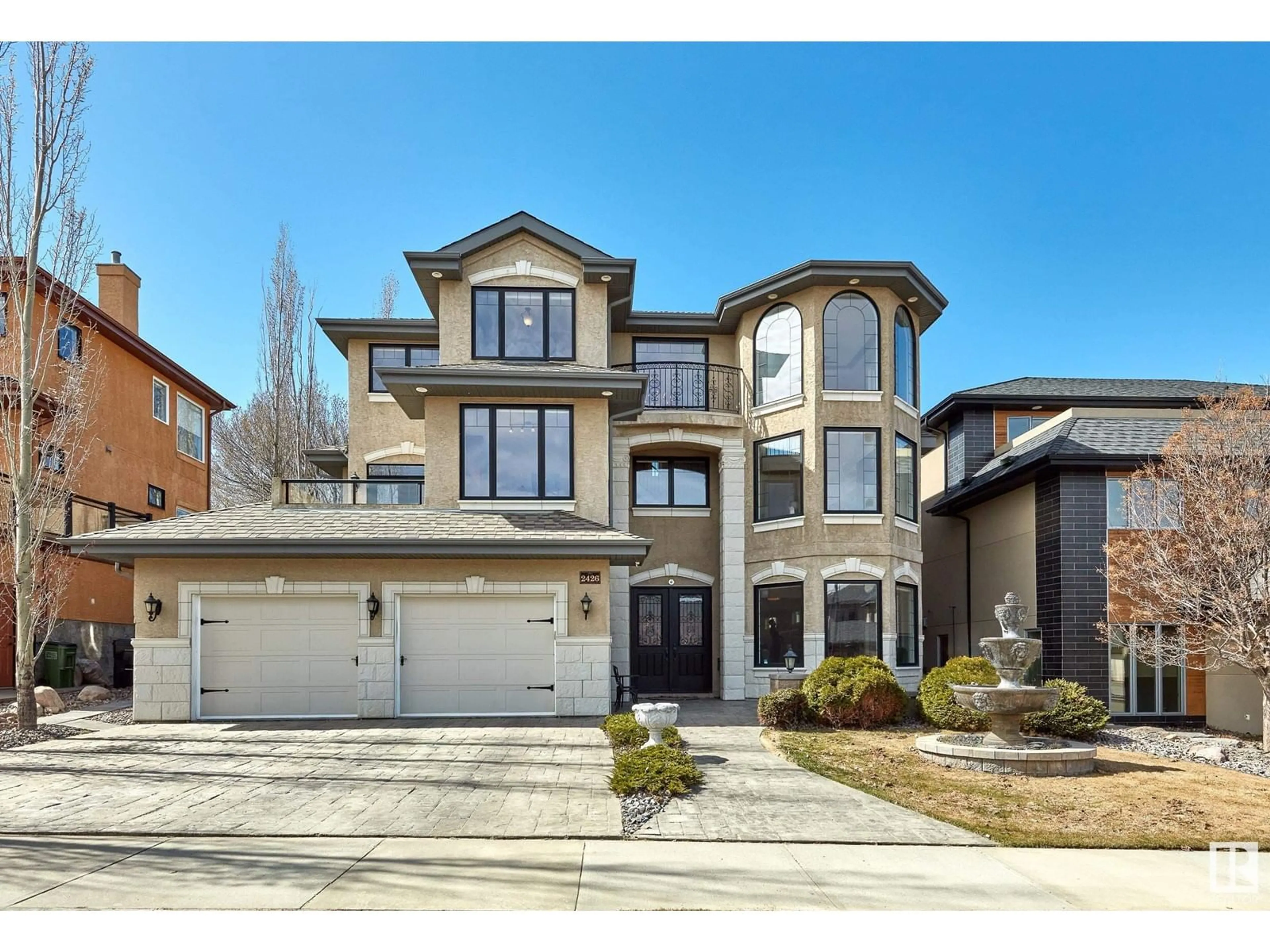 Home with brick exterior material, street for 2426 MARTELL CR, Edmonton Alberta T6R0C7