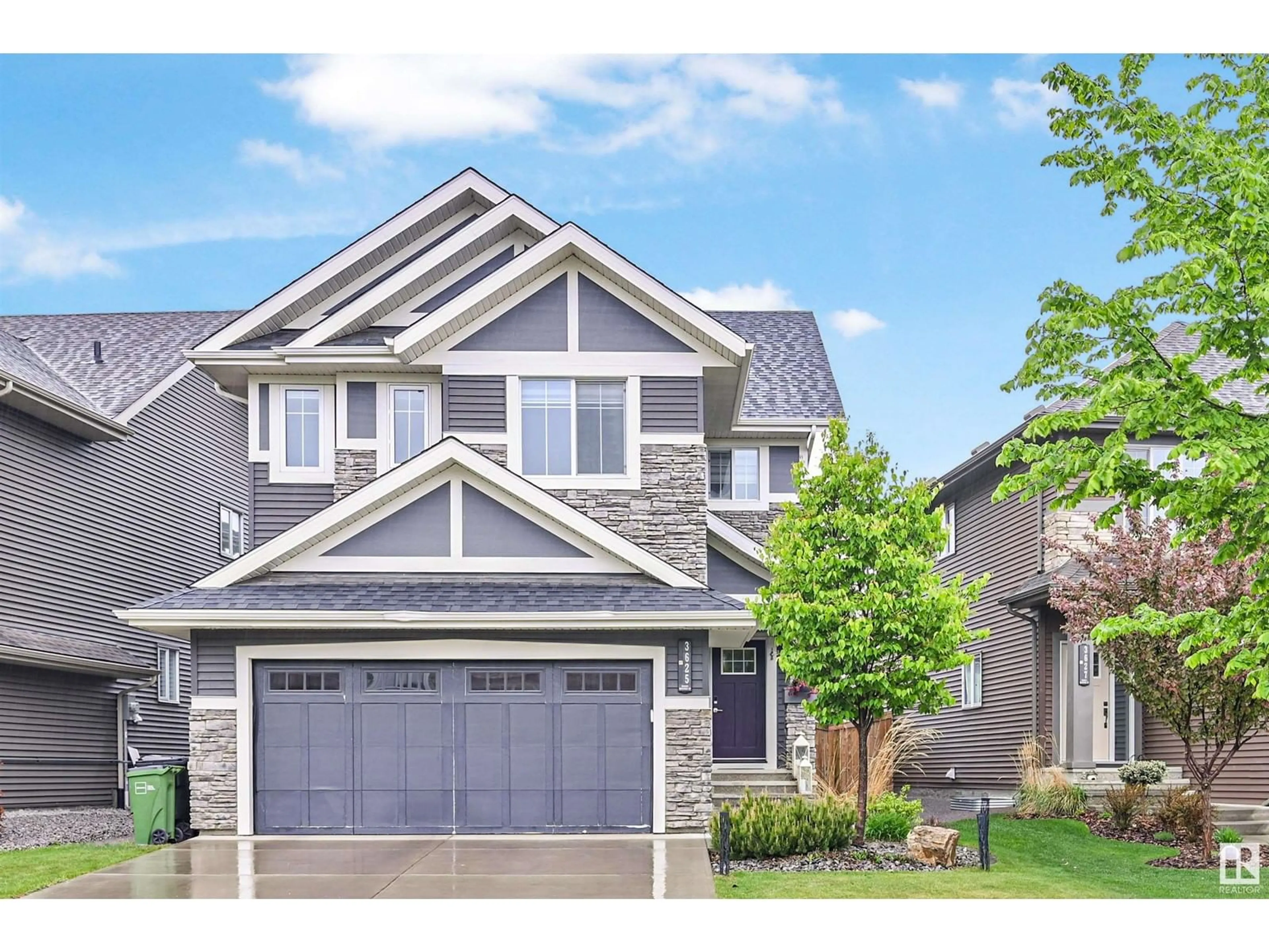 Home with vinyl exterior material, street for SW - 3625 KESWICK BV, Edmonton Alberta T6W3S5