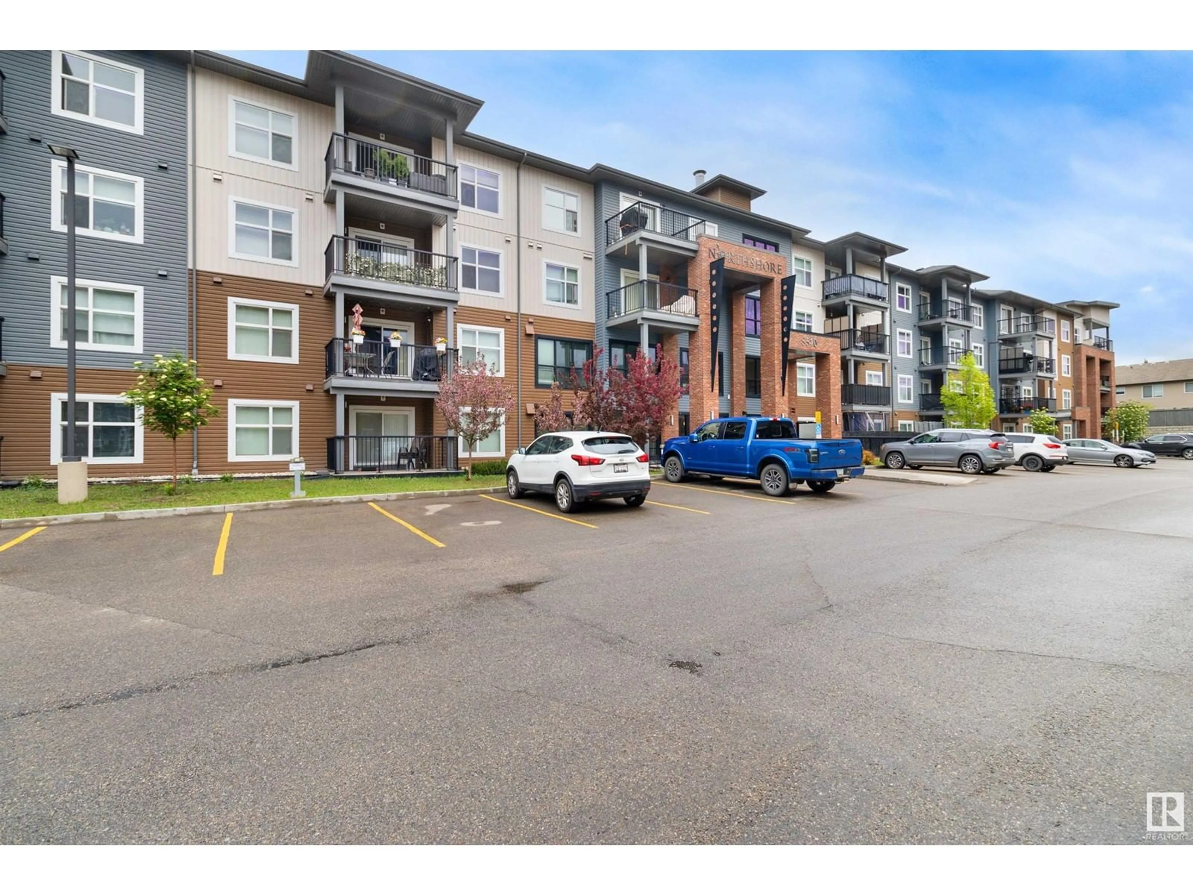 A pic from outside/outdoor area/front of a property/back of a property/a pic from drone, unknown for #303 - 5510 SCHONSEE DR, Edmonton Alberta T5Z0N9