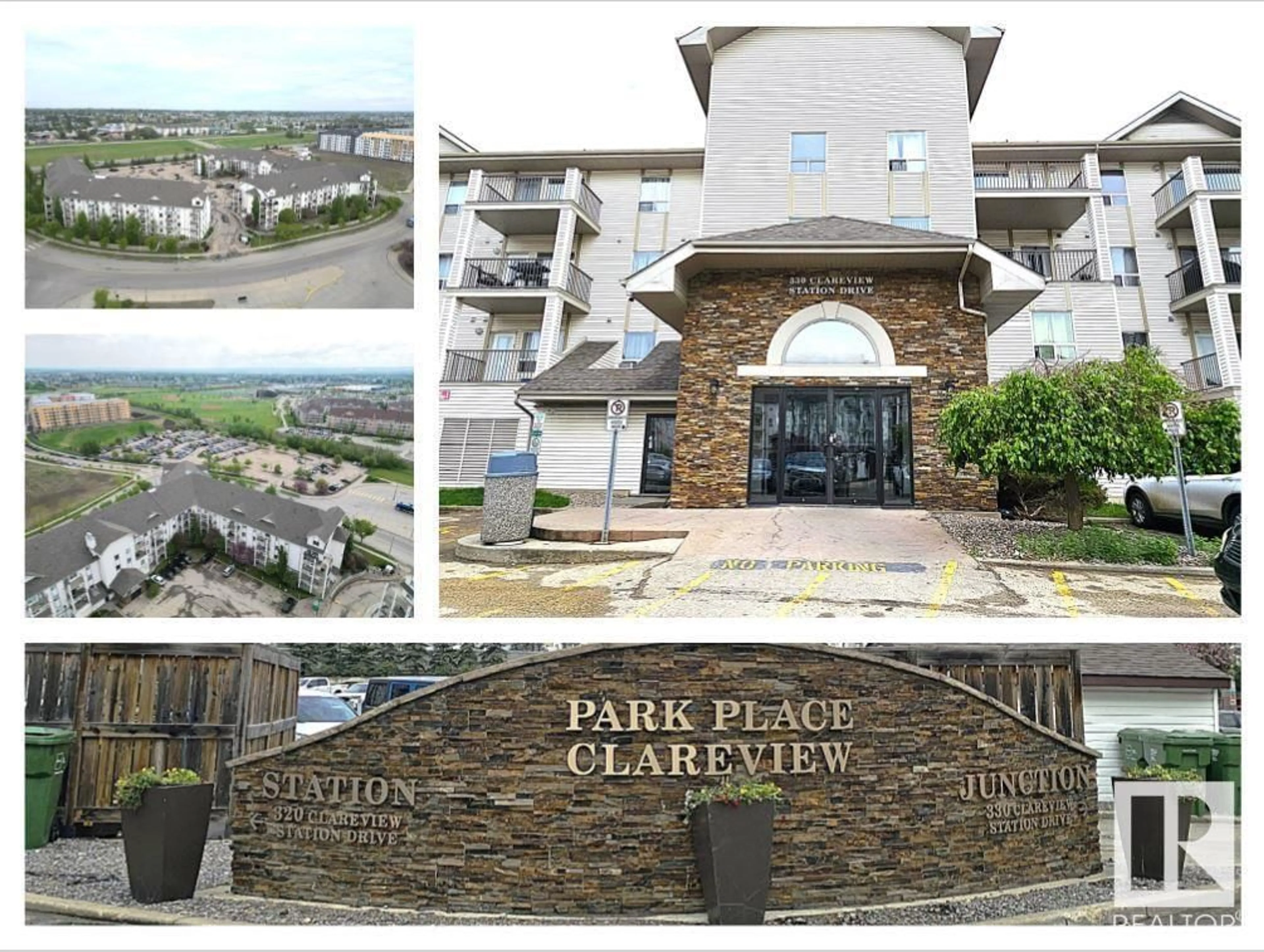 A pic from outside/outdoor area/front of a property/back of a property/a pic from drone, water/lake/river/ocean view for 1310 CLAREVIEW STATION DR, Edmonton Alberta T5Y0E6