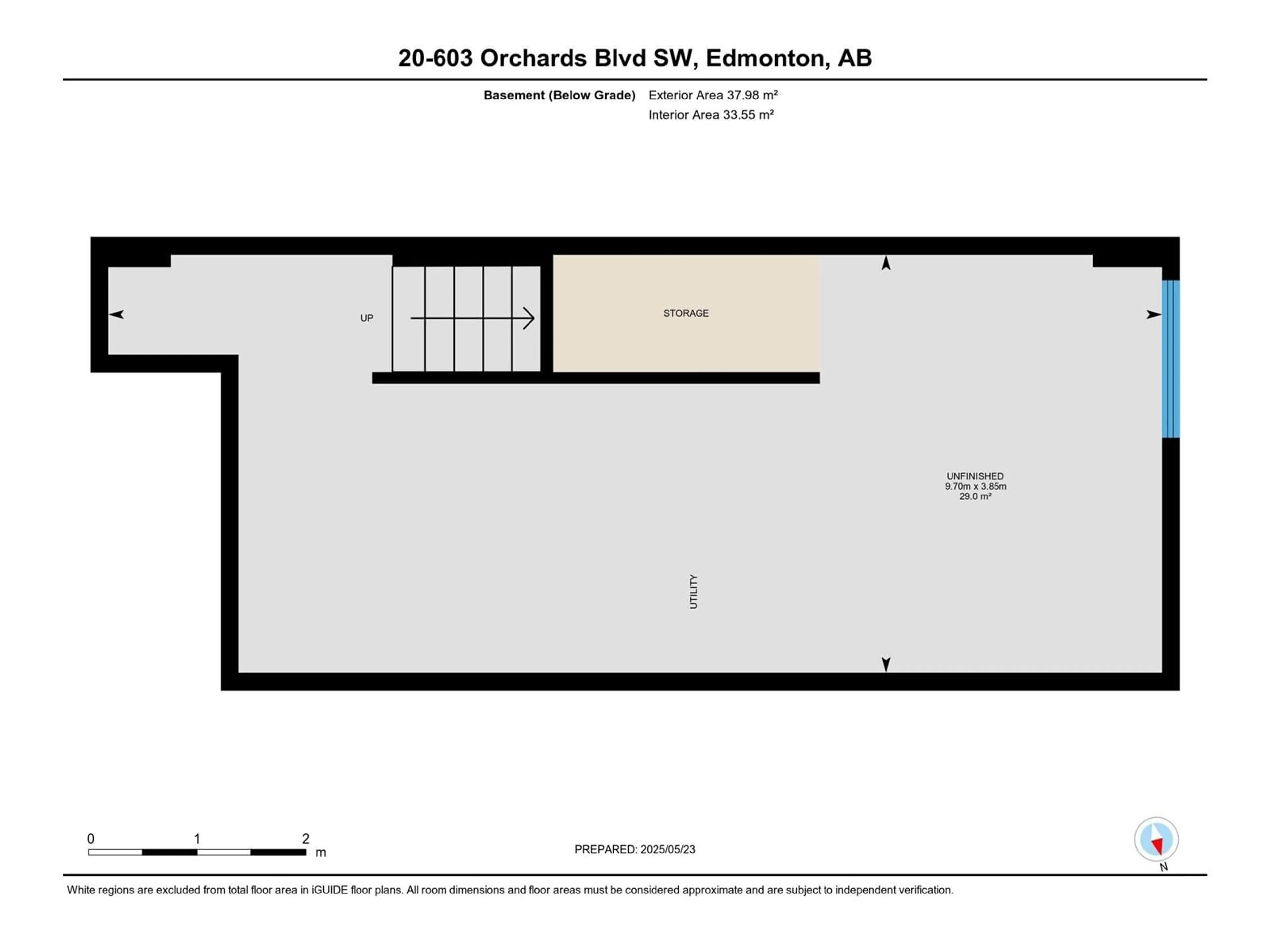 Floor plan for 603 - 20 ORCHARD BV, Edmonton Alberta T6X1A2