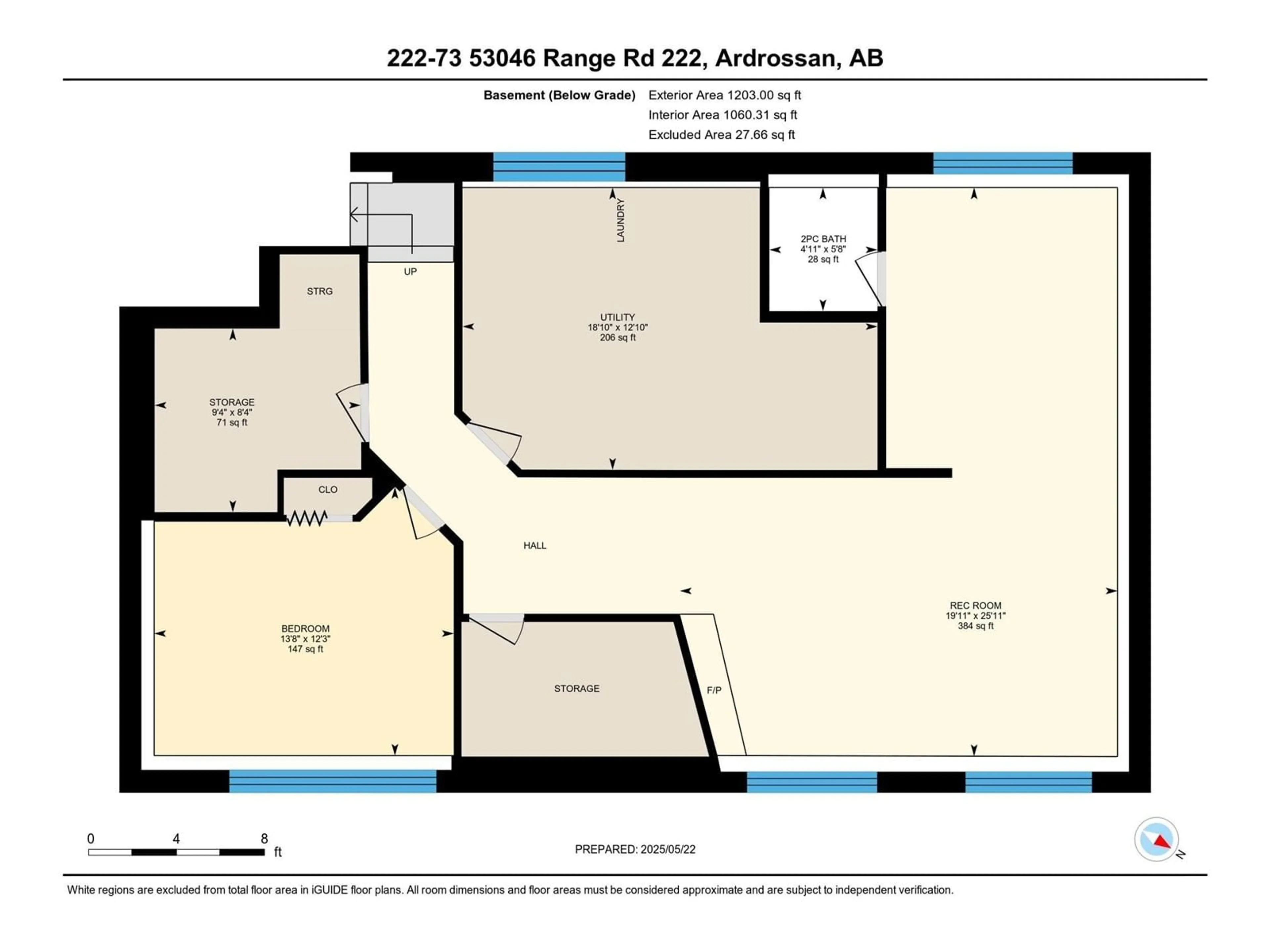 Floor plan for 53046 - 73 RGE ROAD 222 RGE ROAD, Rural Strathcona County Alberta T8E2E8
