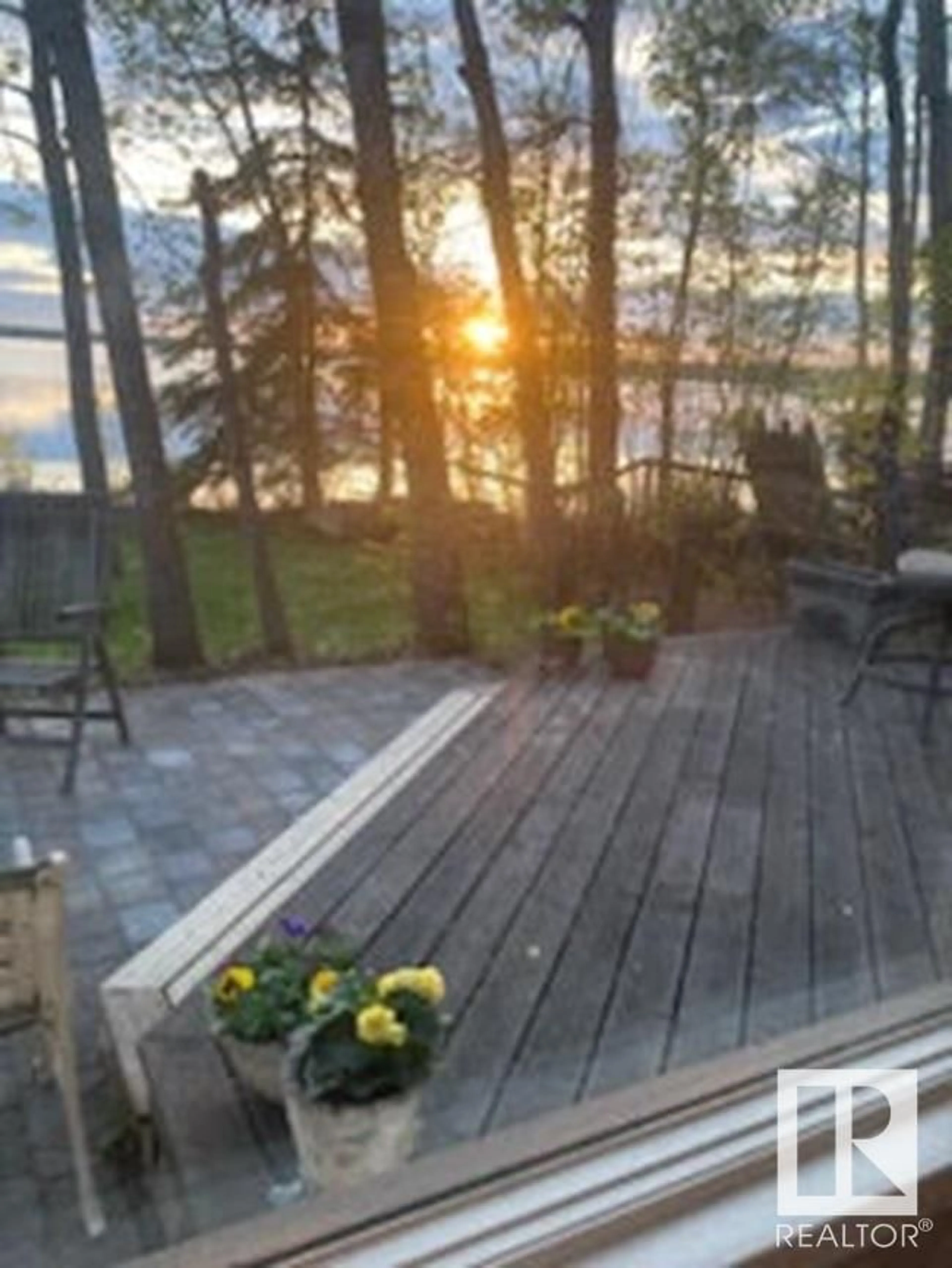 Patio, water/lake/river/ocean view for 52 52343 RGE ROAD 211, Rural Strathcona County Alberta T8G1A6