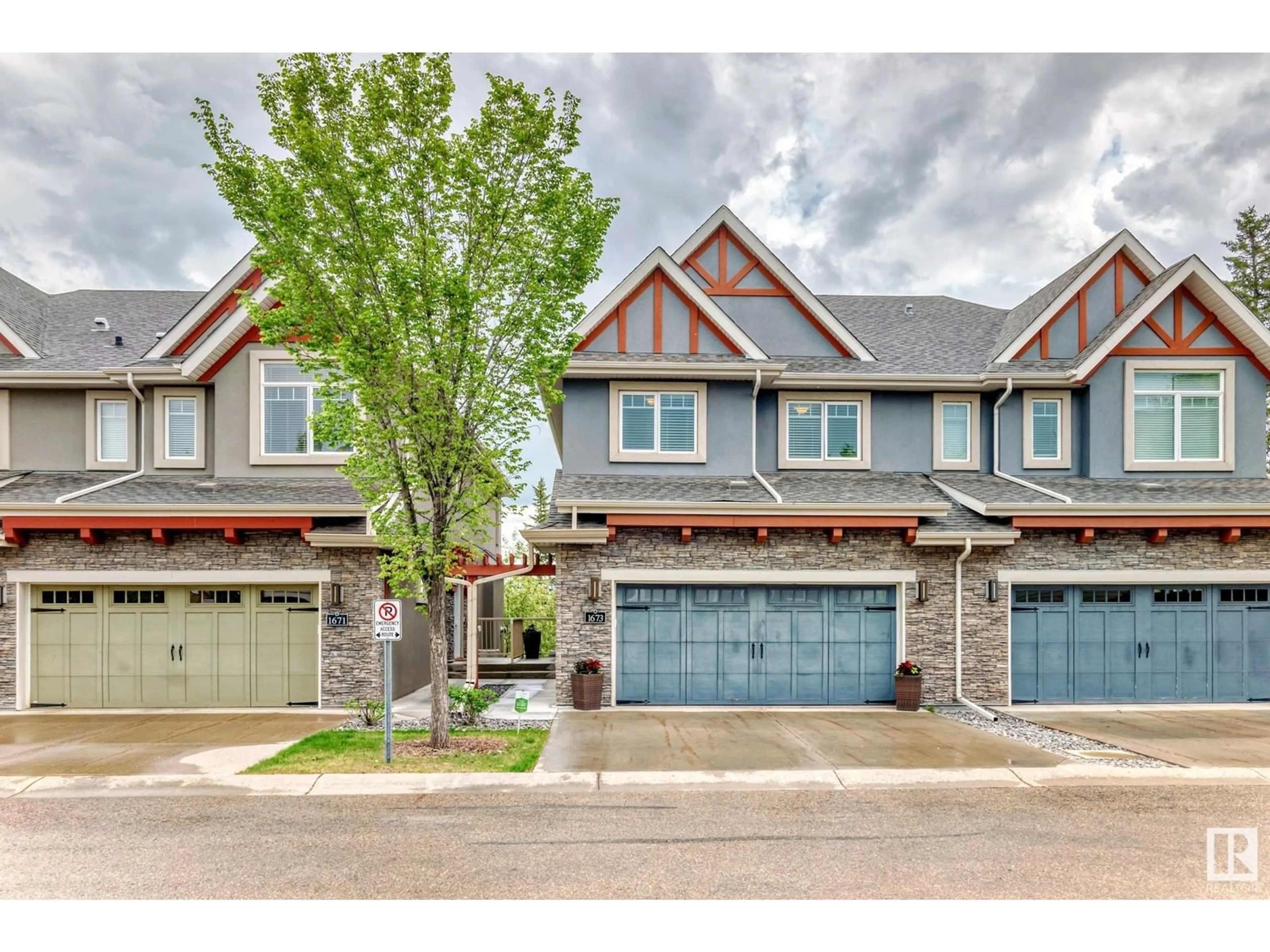 Home with brick exterior material, street for 1673 JAMES MOWATT TR, Edmonton Alberta T6W0J7