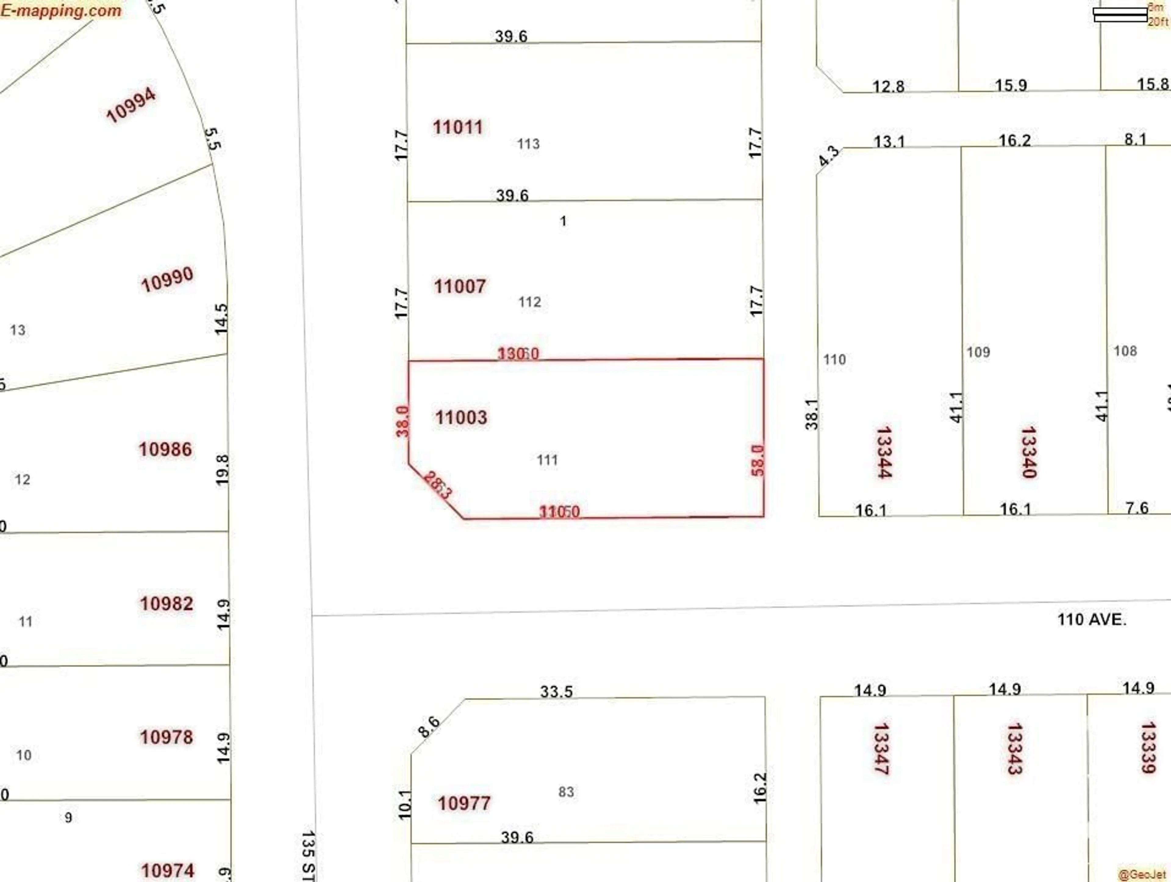 Floor plan for 11003 135 ST, Edmonton Alberta T5M1K4
