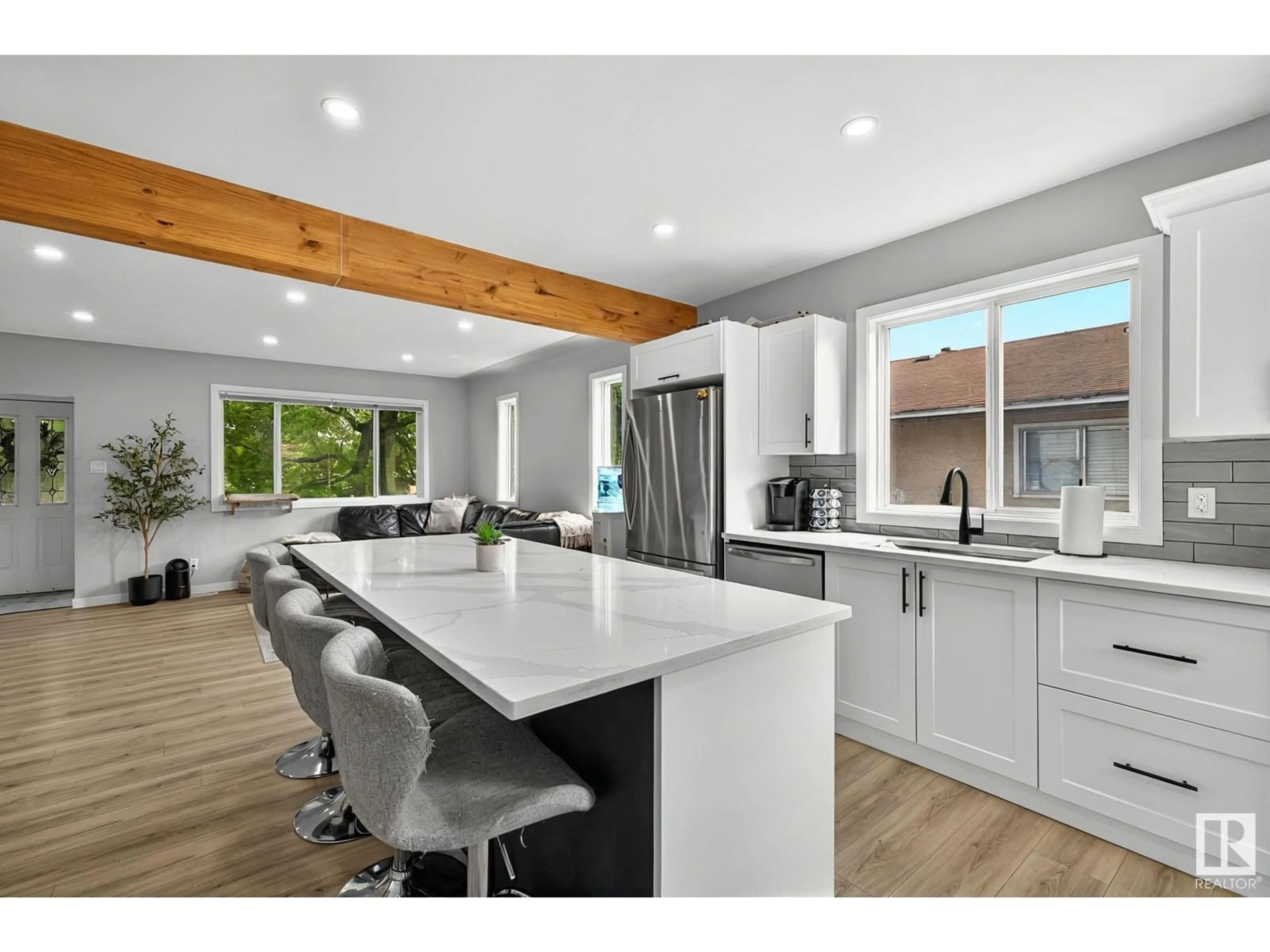 Open concept kitchen, unknown for 12714 126 STREET, Edmonton Alberta T5L0X8