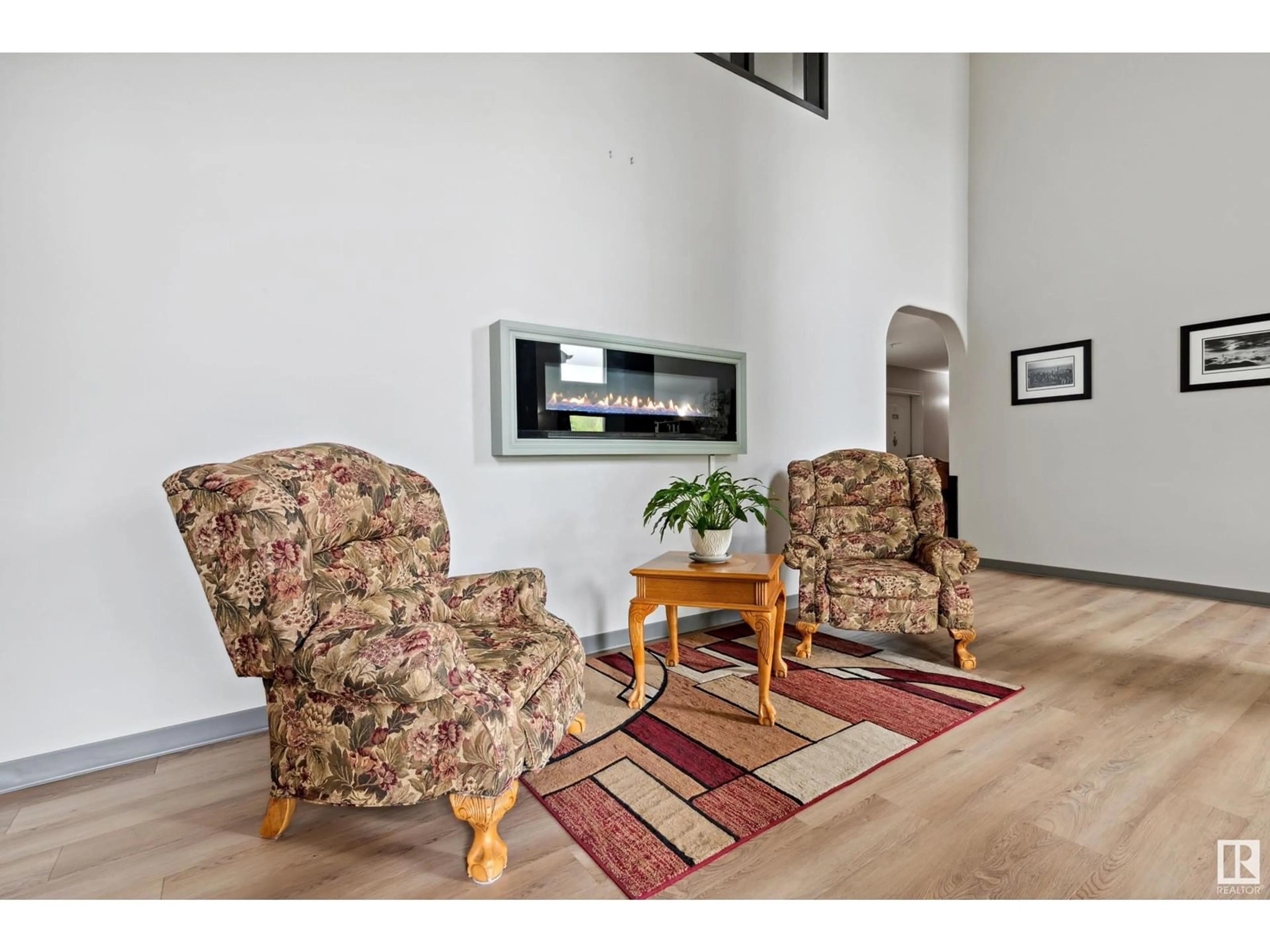 Living room with furniture, unknown for #305 - 9995 93 AV, Fort Saskatchewan Alberta T8L1N5