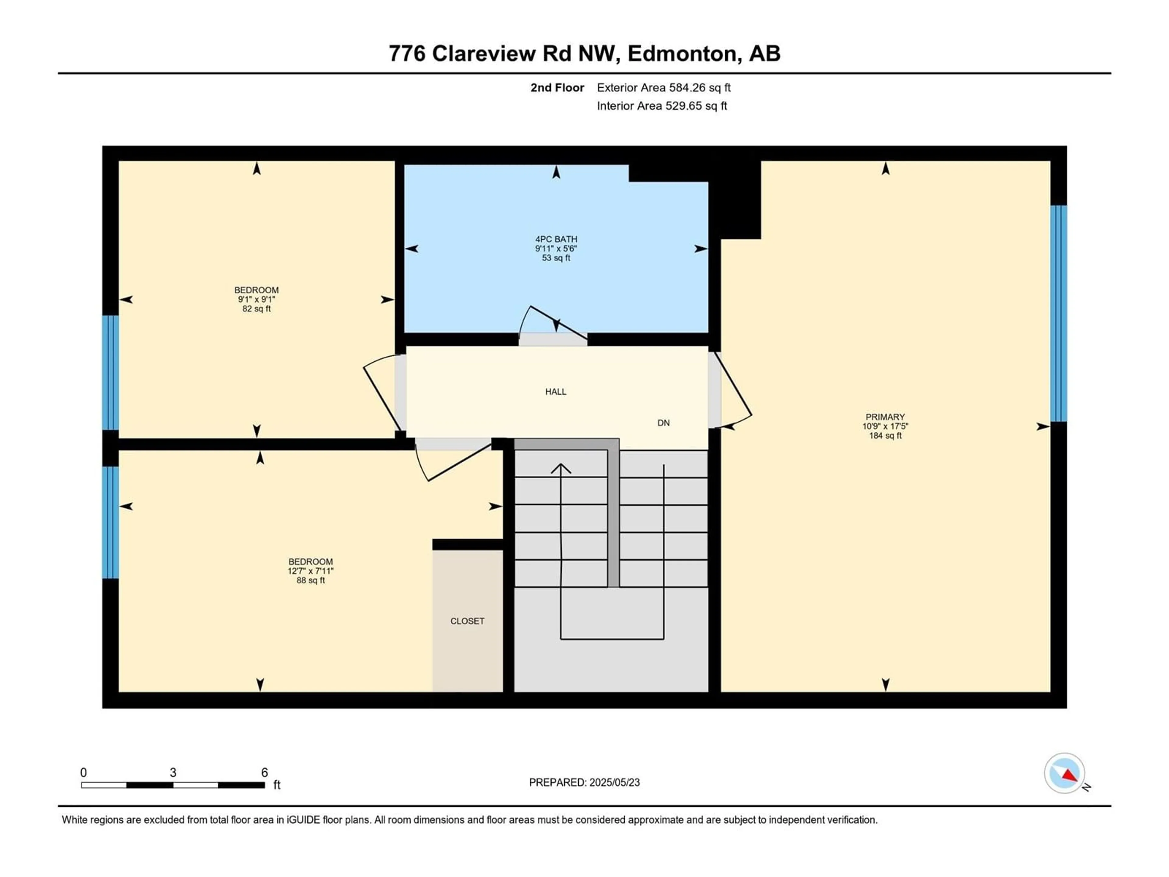 Floor plan for 776 CLAREVIEW RD, Edmonton Alberta T5A4J7