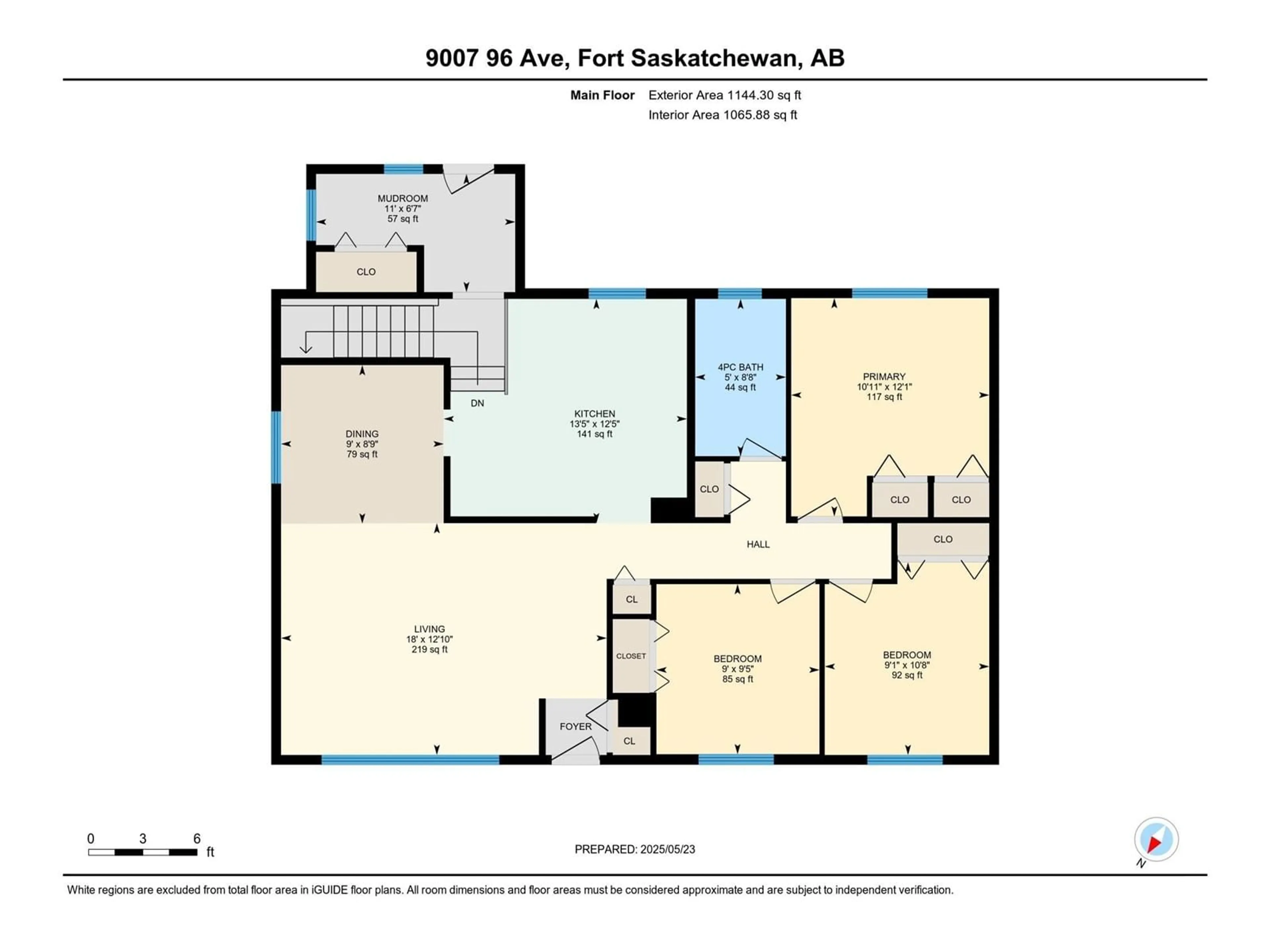 Floor plan for 9007 96 AV, Fort Saskatchewan Alberta T8L1E6