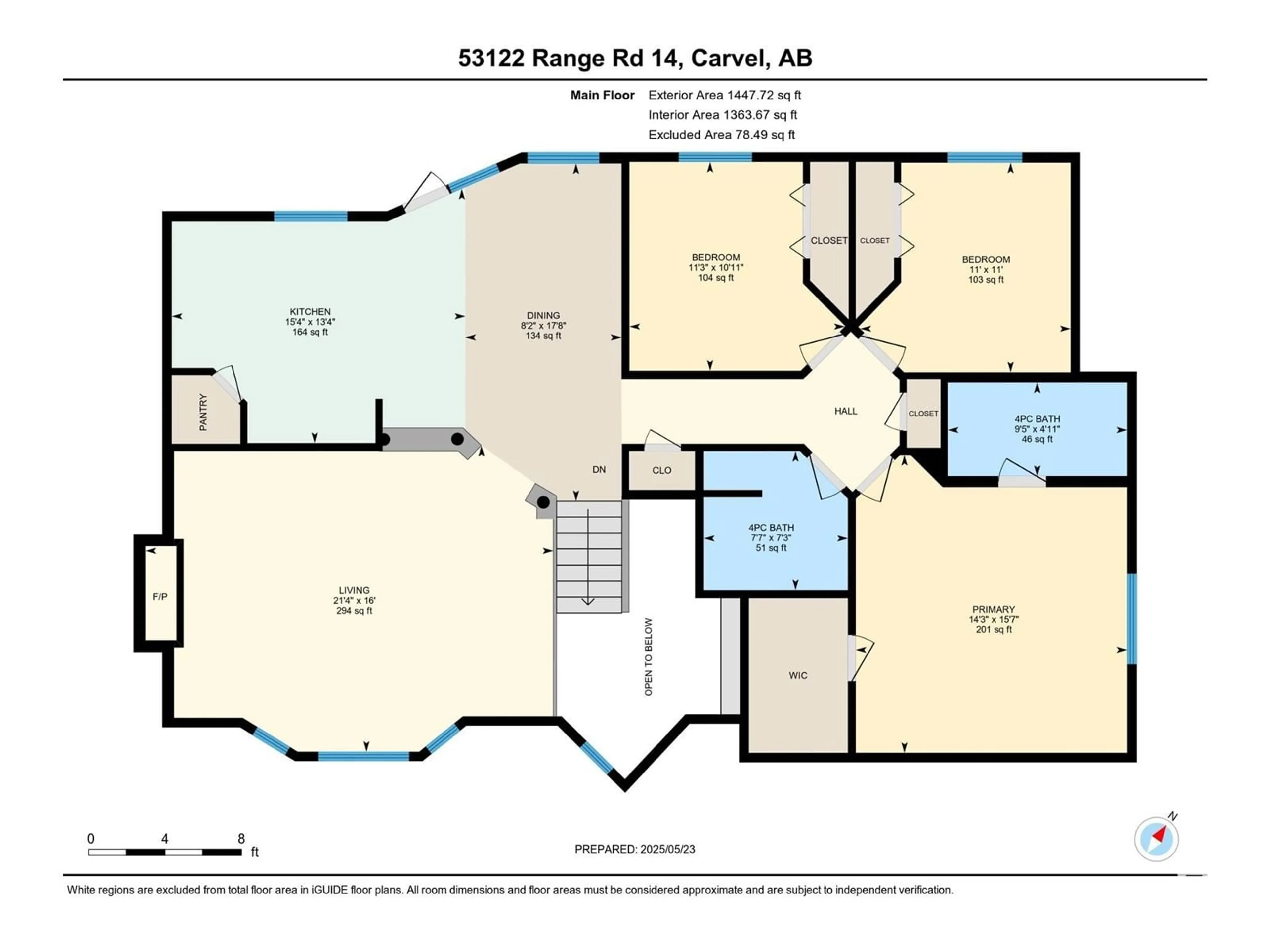 Floor plan for #6 - 53122 RGE ROAD 14, Rural Parkland County Alberta T7Y2T3