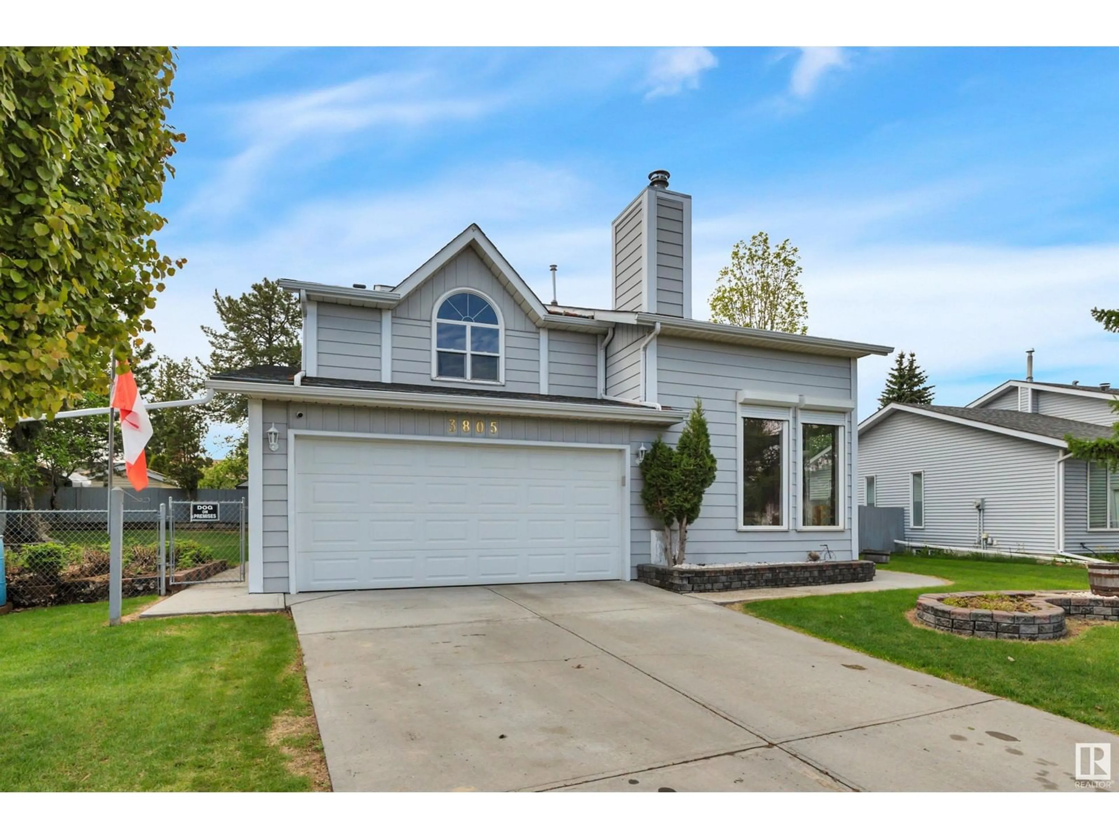 Home with vinyl exterior material, street for 3805 34 AV, Leduc Alberta T9E6E3
