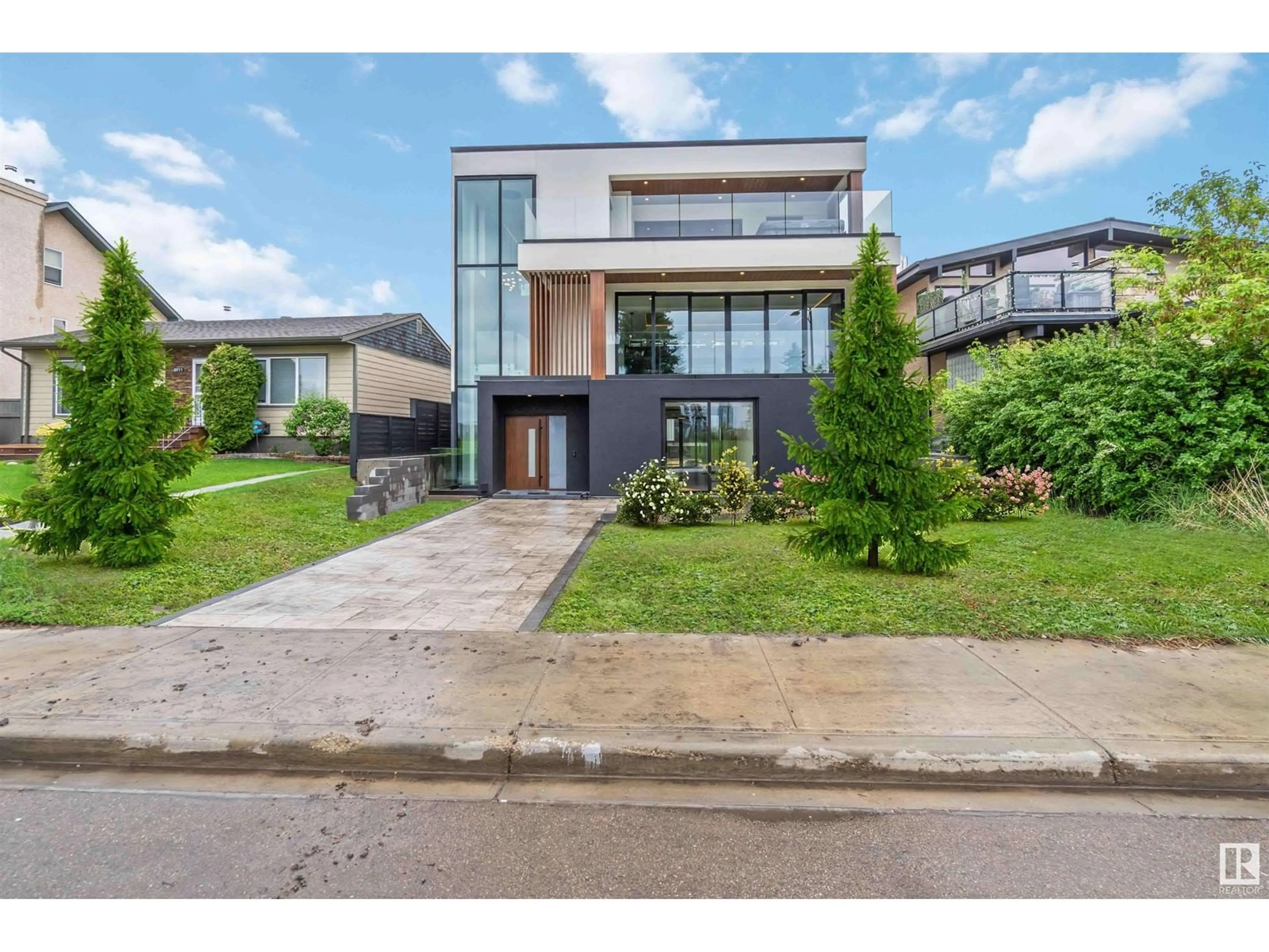 Home with brick exterior material, street for 8915 STRATHEARN DR, Edmonton Alberta T6C4C8