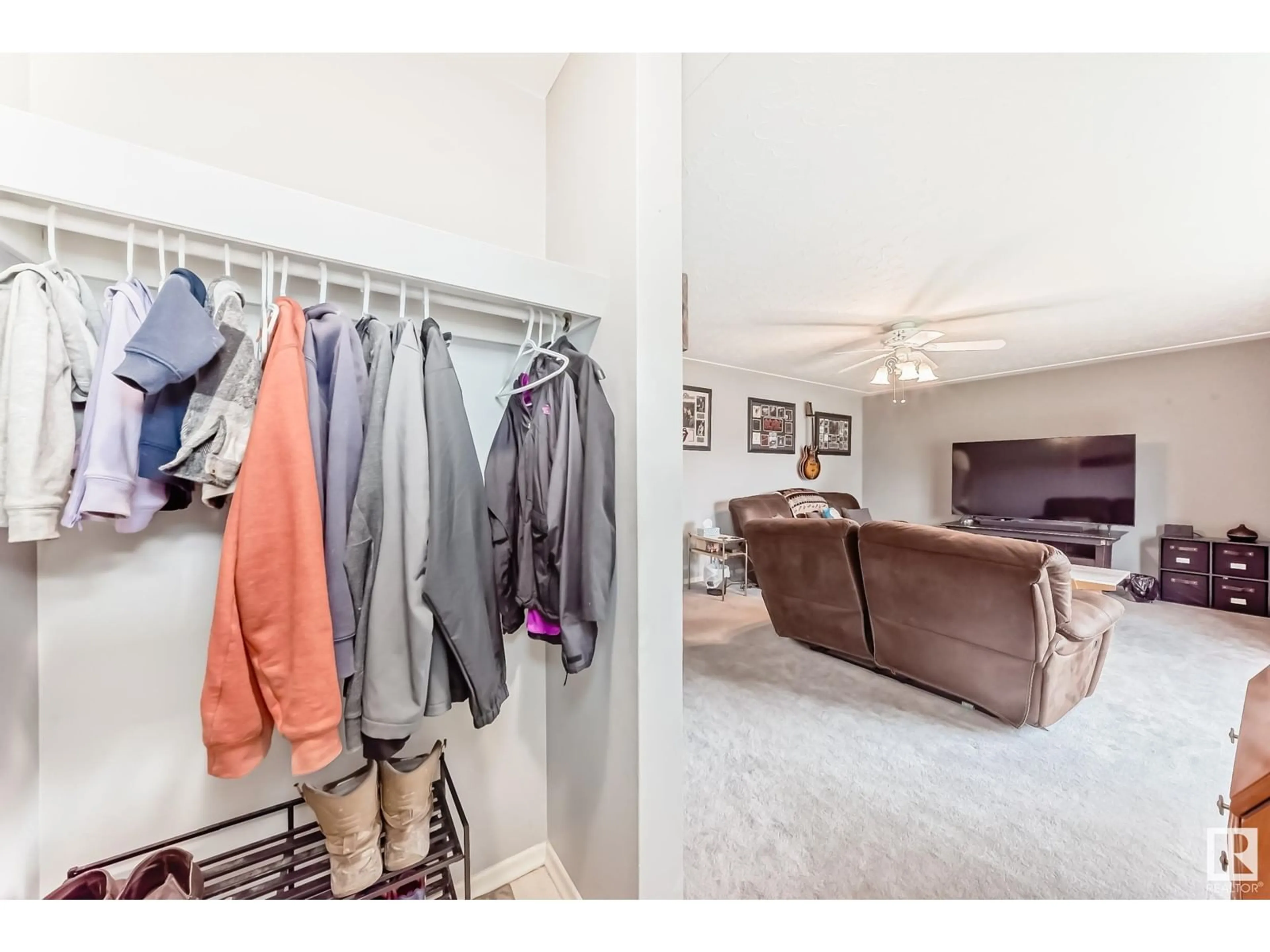 Storage room or clothes room or walk-in closet for 12823 95A ST, Edmonton Alberta T5E3Z8