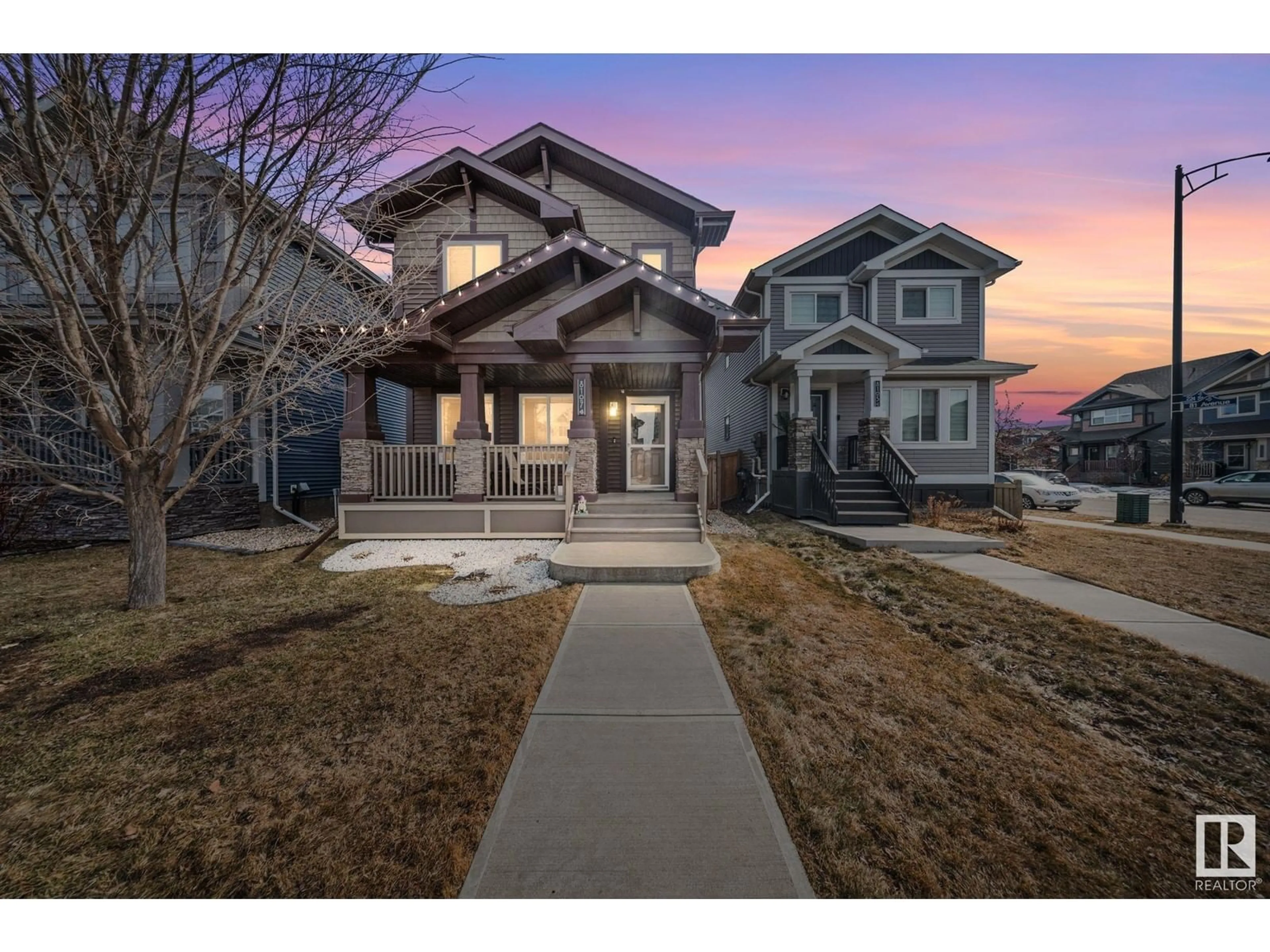 Home with brick exterior material, street for NW - 8107 224 ST, Edmonton Alberta T5T7A4