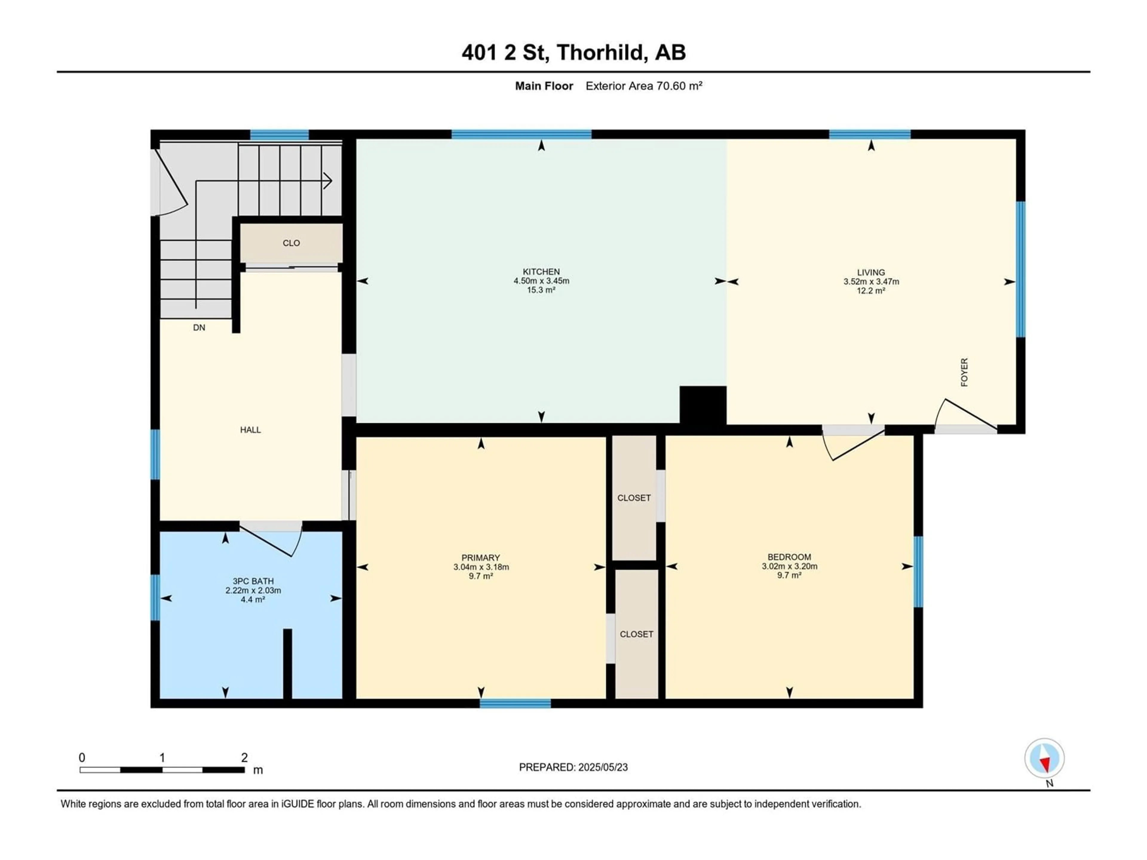 Floor plan for 401 2ND ST, Thorhild Alberta T0A3J0