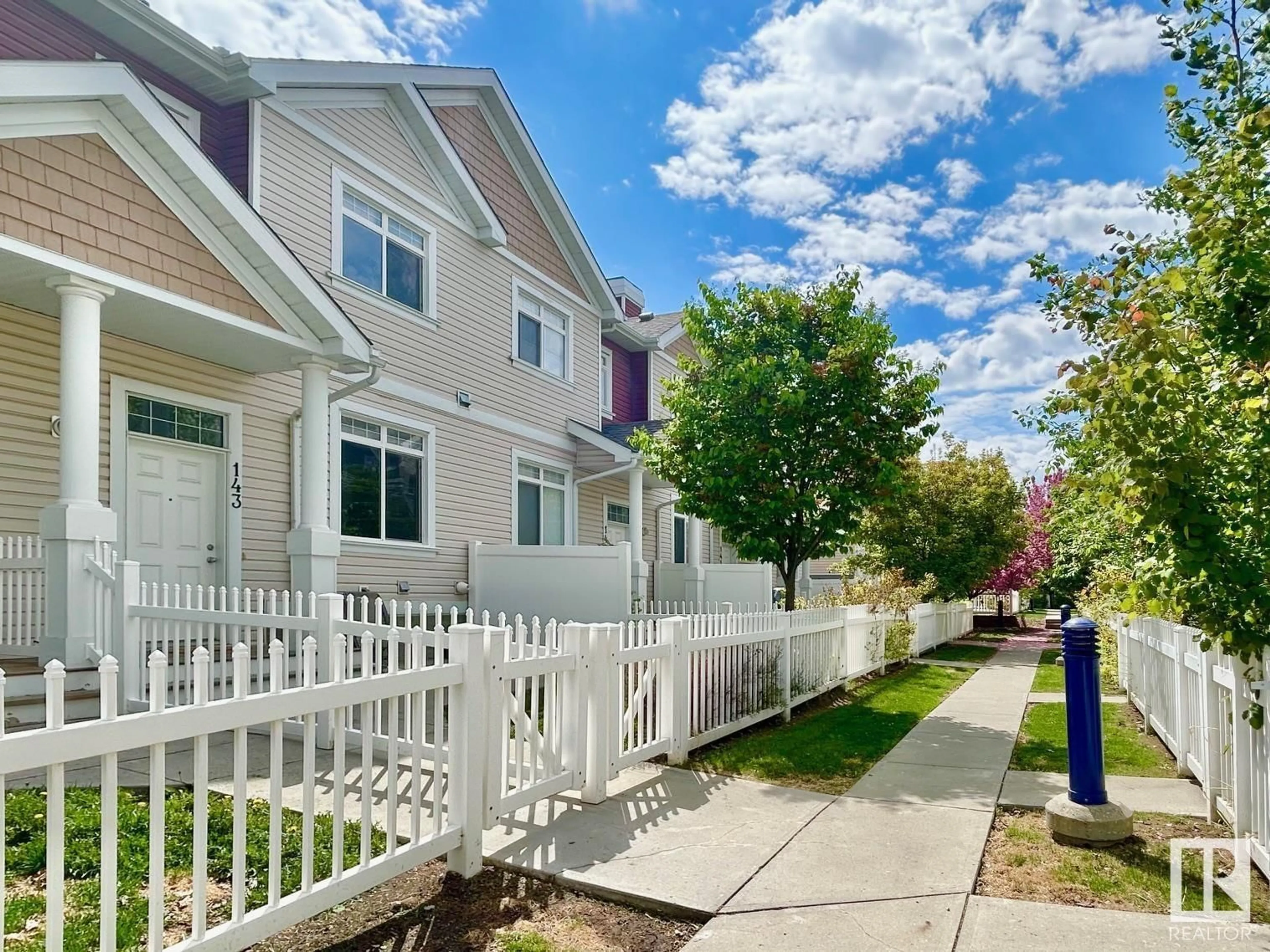 Home with vinyl exterior material, street for #143 - 1804 70 ST, Edmonton Alberta T6X0H4