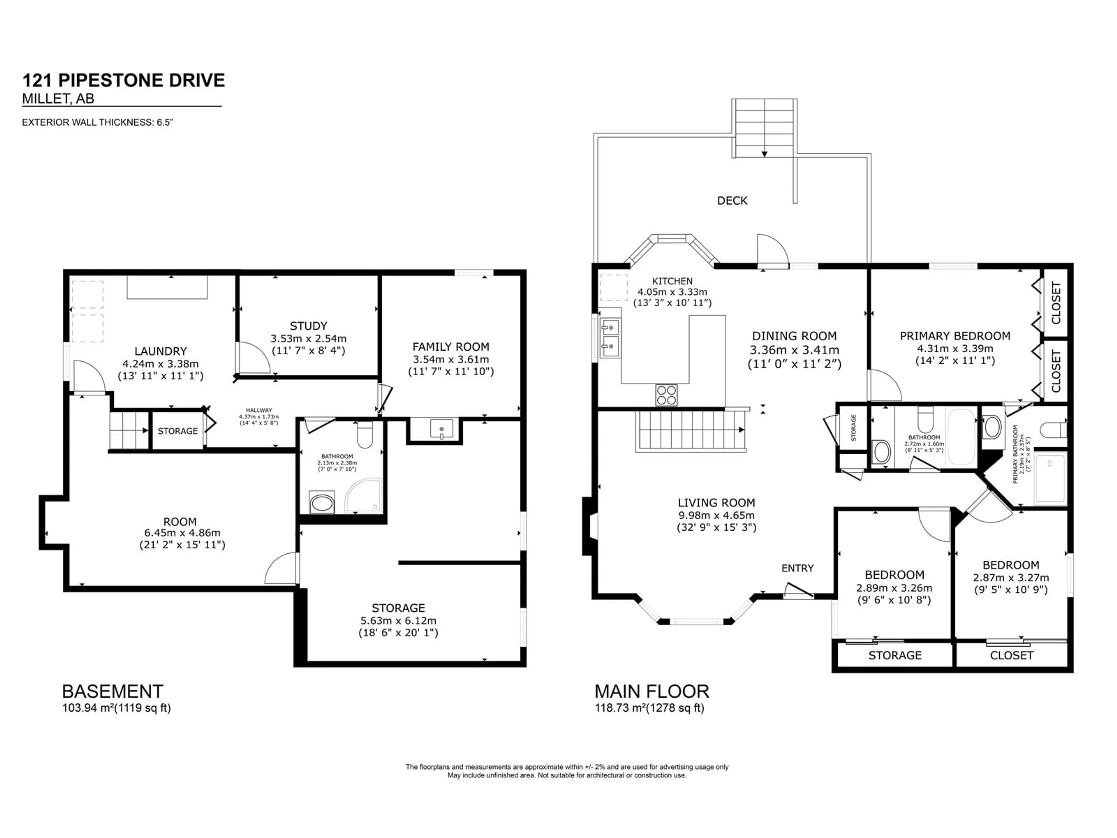 Floor plan for 121 PIPESTONE DR, Millet Alberta T0C1Z0