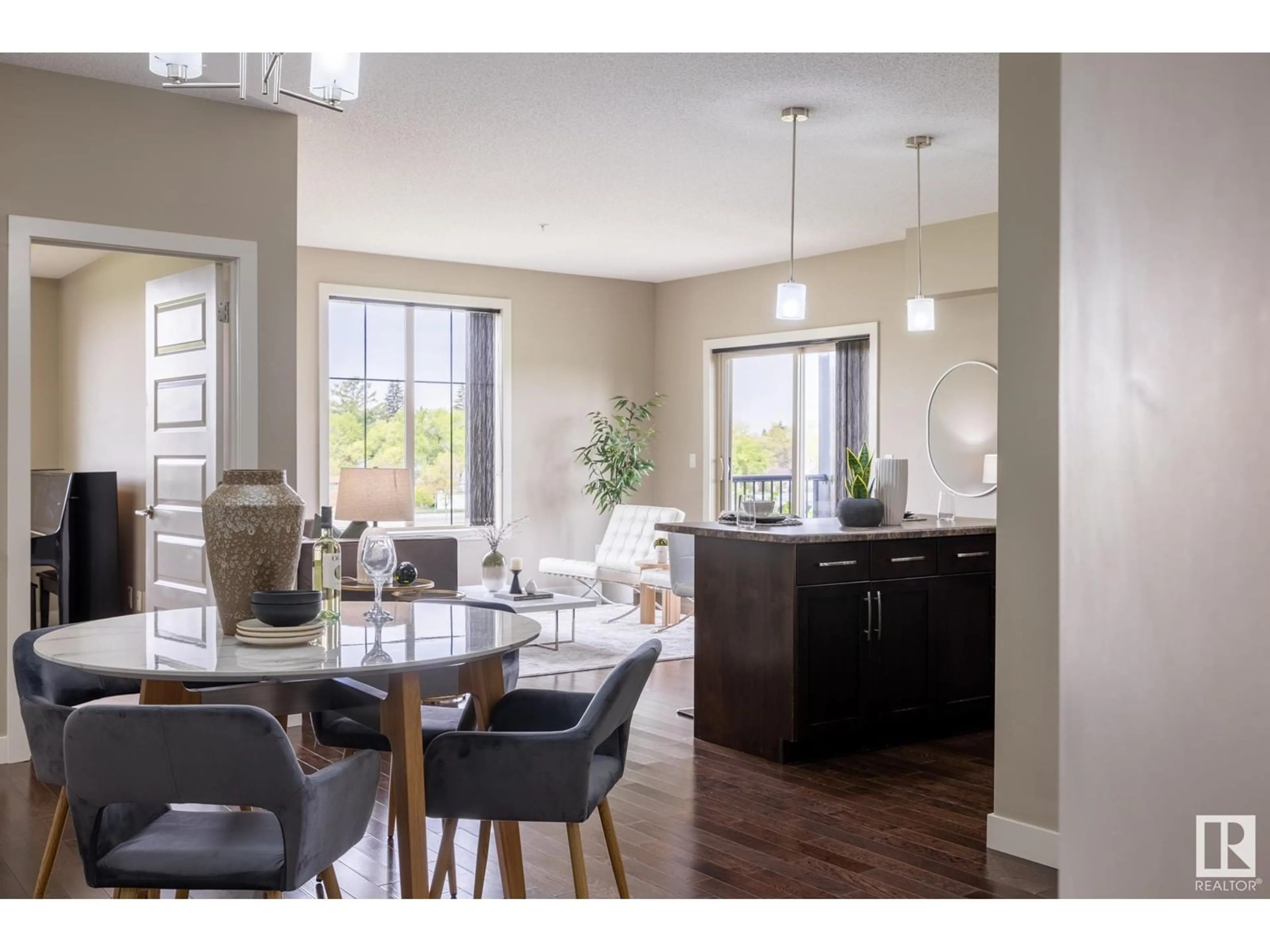 Open concept kitchen, unknown for #308 - 10530 56 AV, Edmonton Alberta T6H0X7