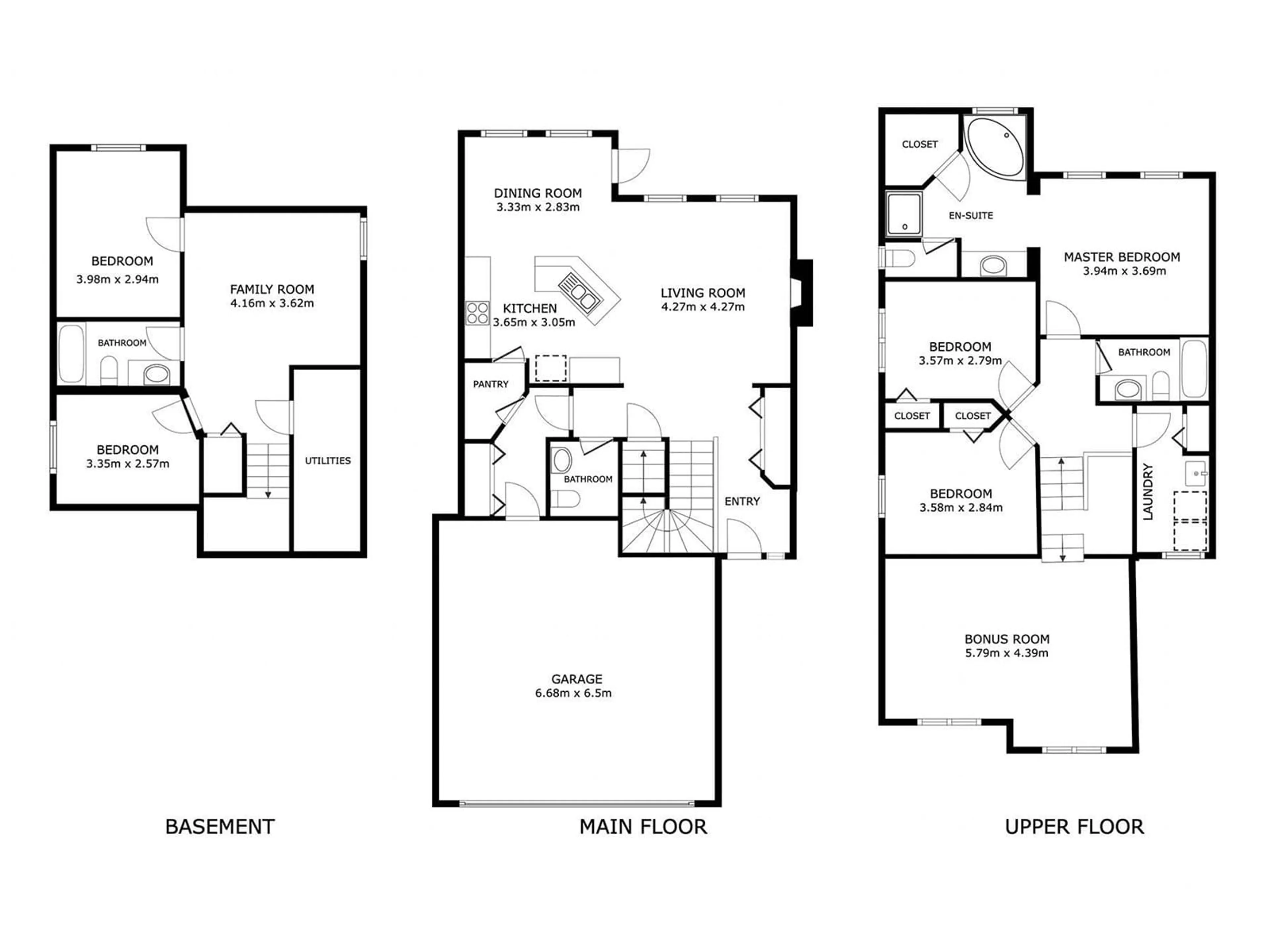 Floor plan for 20435 56 AV, Edmonton Alberta T6M0B8