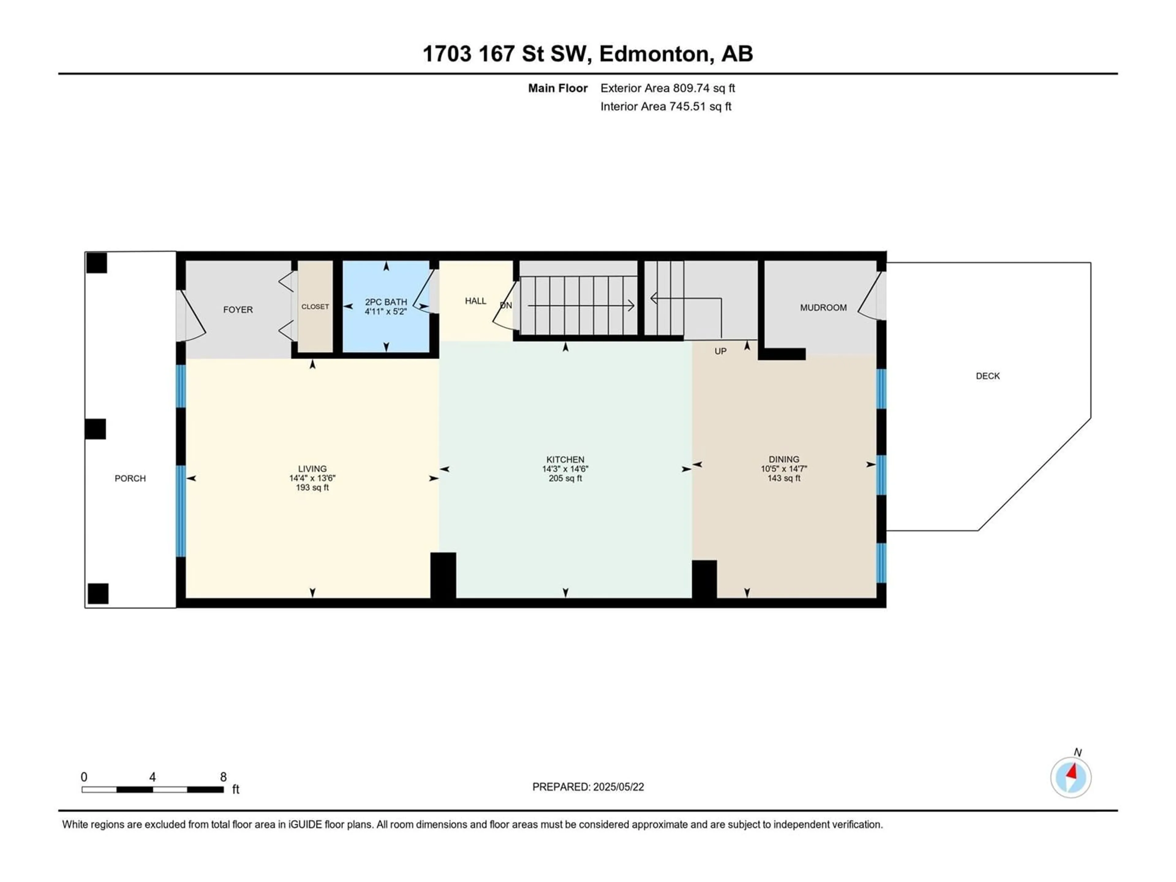 Floor plan for SW - 1703 167 ST, Edmonton Alberta T6W3C5