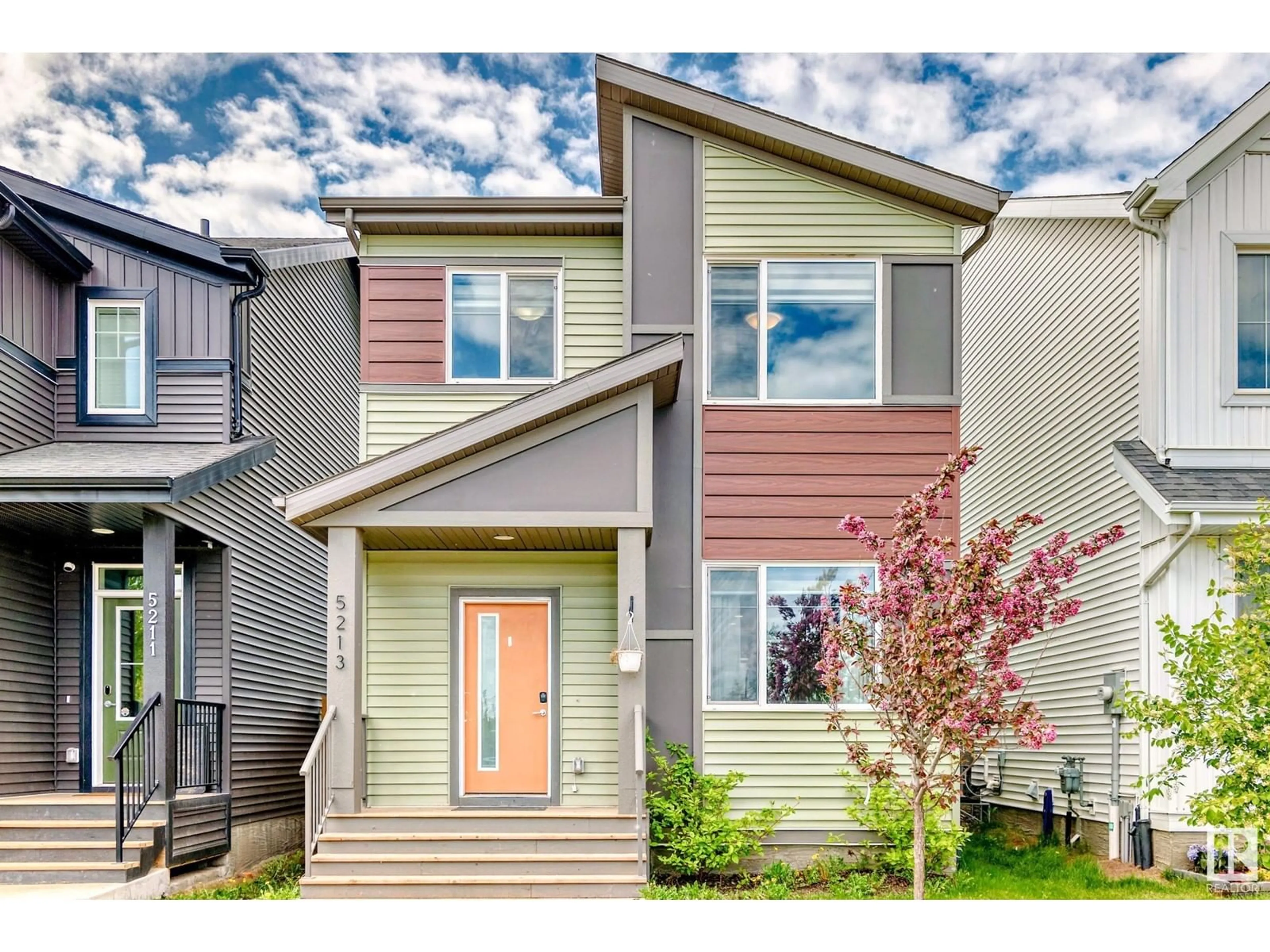 Home with vinyl exterior material, street for 5213 EDGEMONT BV, Edmonton Alberta T6W1J9