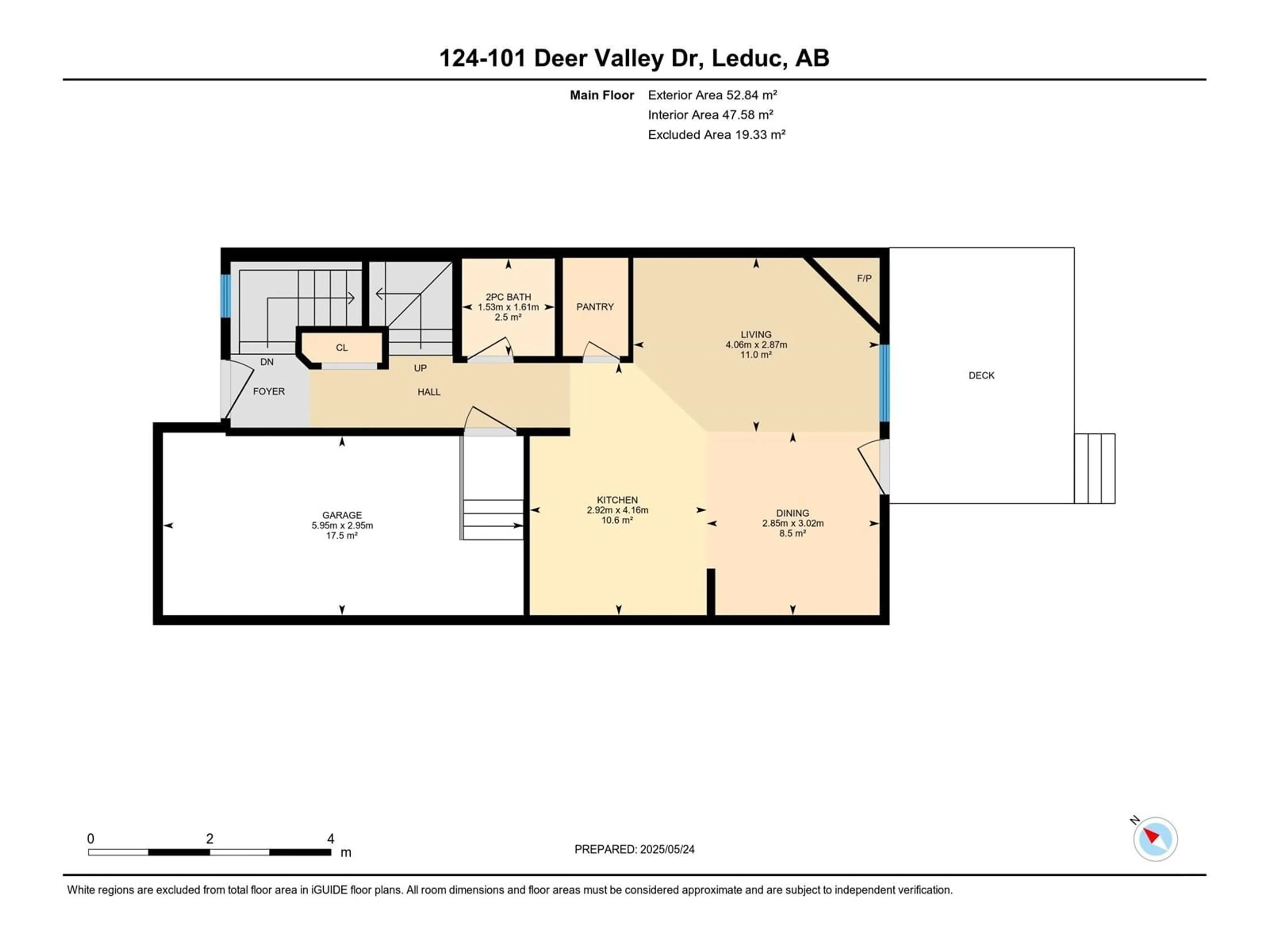 Floor plan for 124 101 DEER VALLEY DR, Leduc Alberta T9E0S3