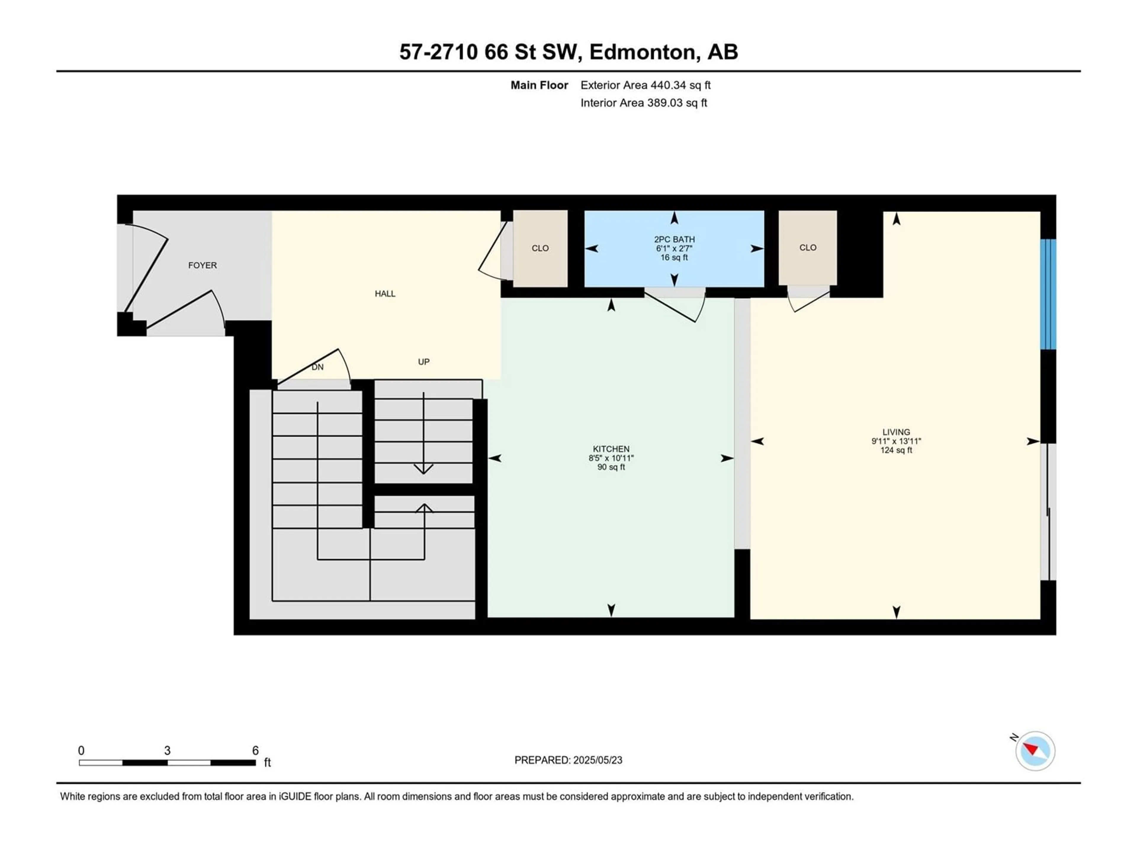 Floor plan for #57 - 2710 66 STREET, Edmonton Alberta T6X3H4
